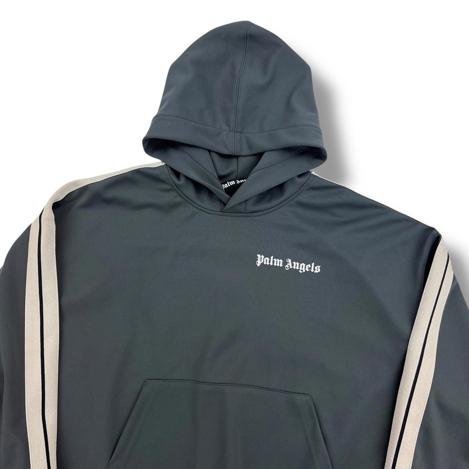 Palm Angels Palm Angels Grey Pullover Hoodie Size US S / EU 44-46 / 1 - 1 Thumbnail