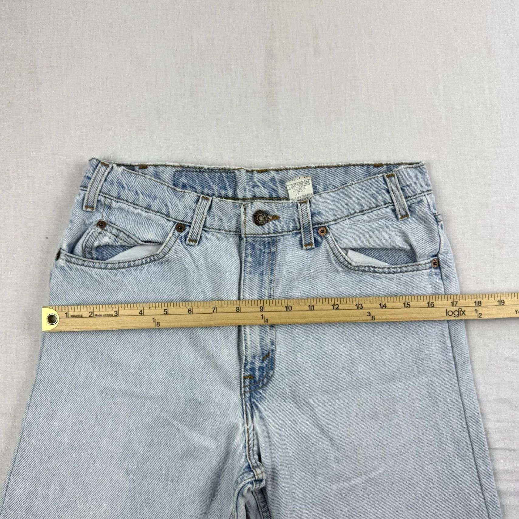 Levi's VINTAGE Levi's 550 Jeans Men 32 Regular Blue 90s Fade Tapered Leg Orange Tab Relaxed 90s Mens Jeans Size US 32 / EU 48 - 7 Thumbnail