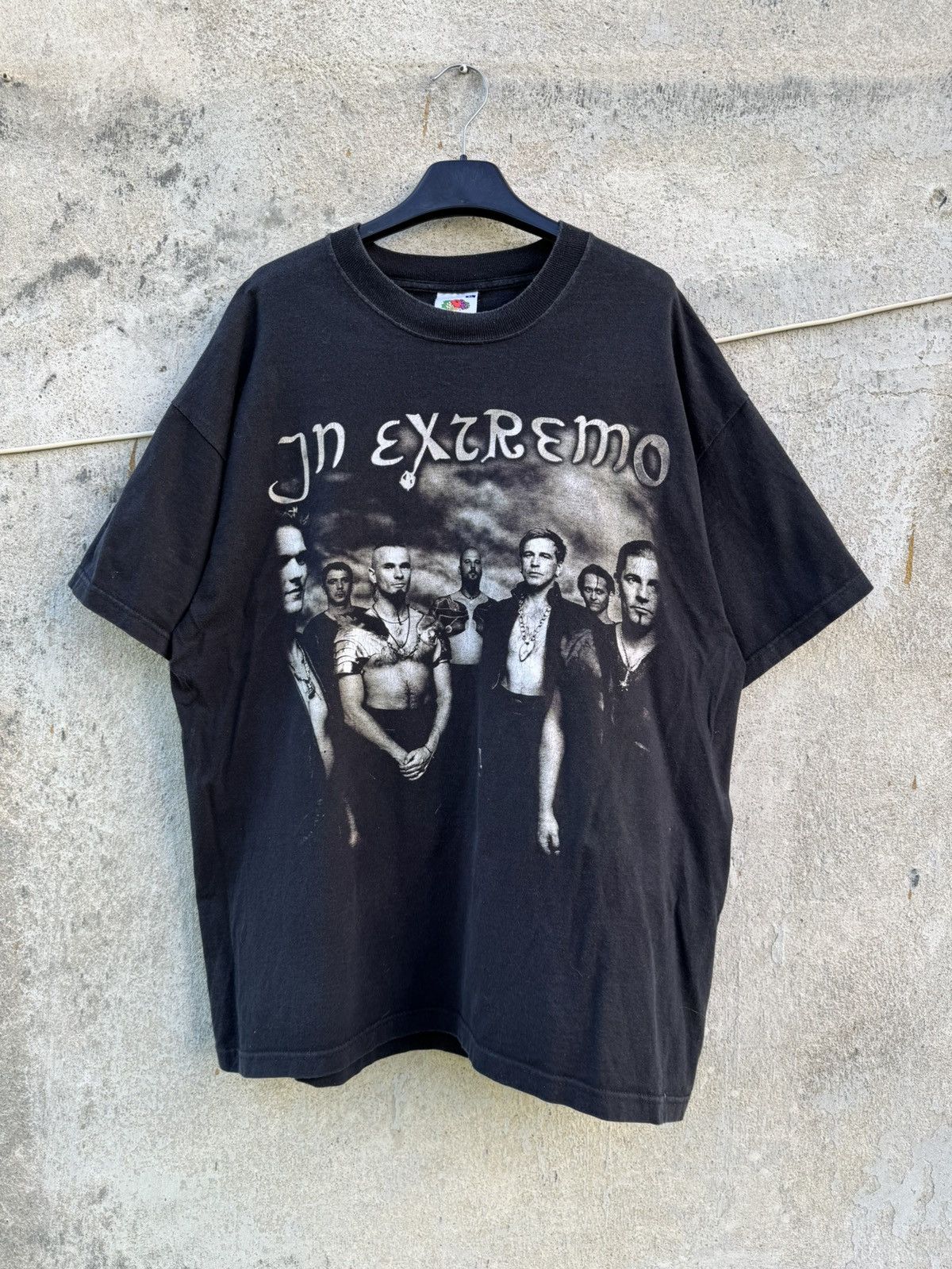Band Tees Vintage In Extremo Washed Folk Metal Band Tee Gothic 00s Size US XL / EU 56 / 4 - 3 Thumbnail