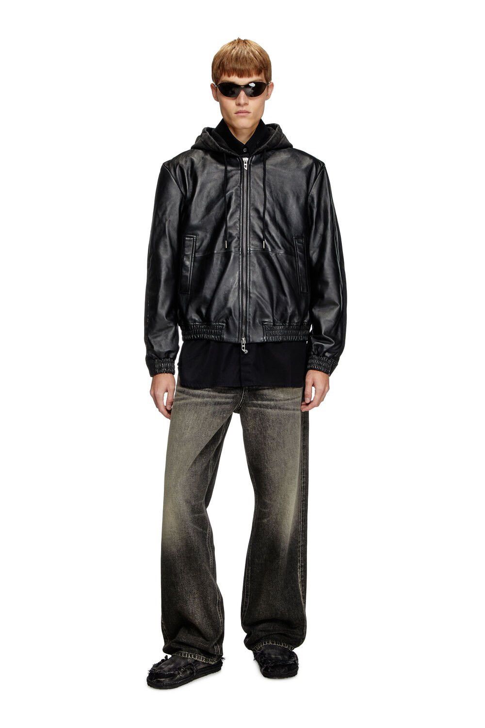 Diesel Diesel L-OCHS leather jacket Size US M / EU 48-50 / 2 - 3 Thumbnail