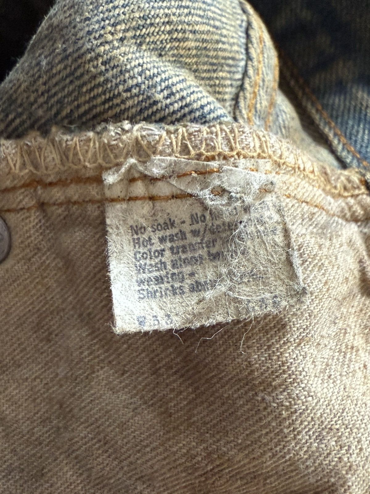 Levi's 80s Vintage Levis 501 Distressed Mud Wash Jeans Size US 30 / EU 46 - 19 Thumbnail