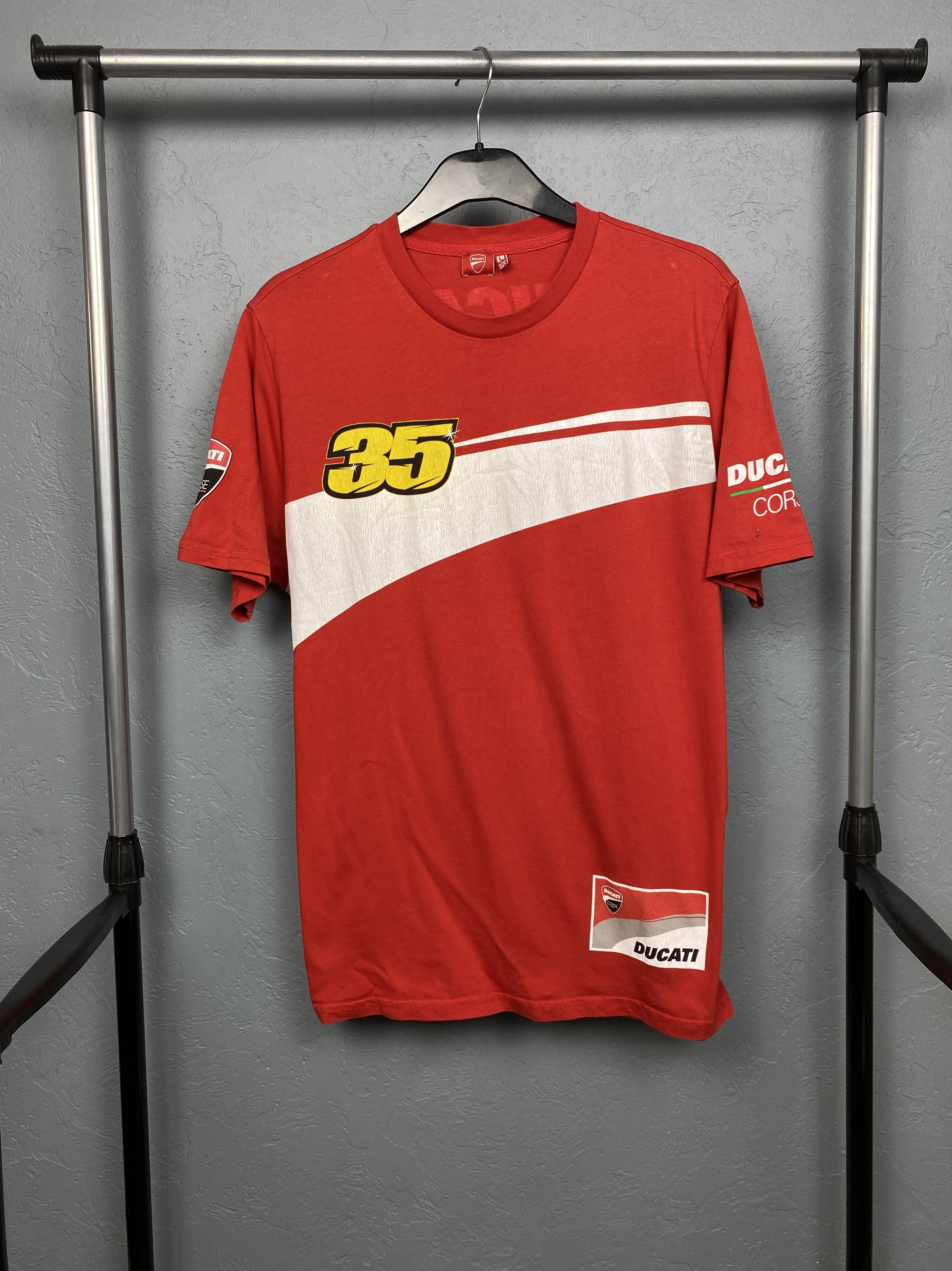 Ducati Ducati Corse Racing Team Vintage Mens Crew Neck T-Shirt Size US L / EU 52-54 / 3 - 1 Thumbnail