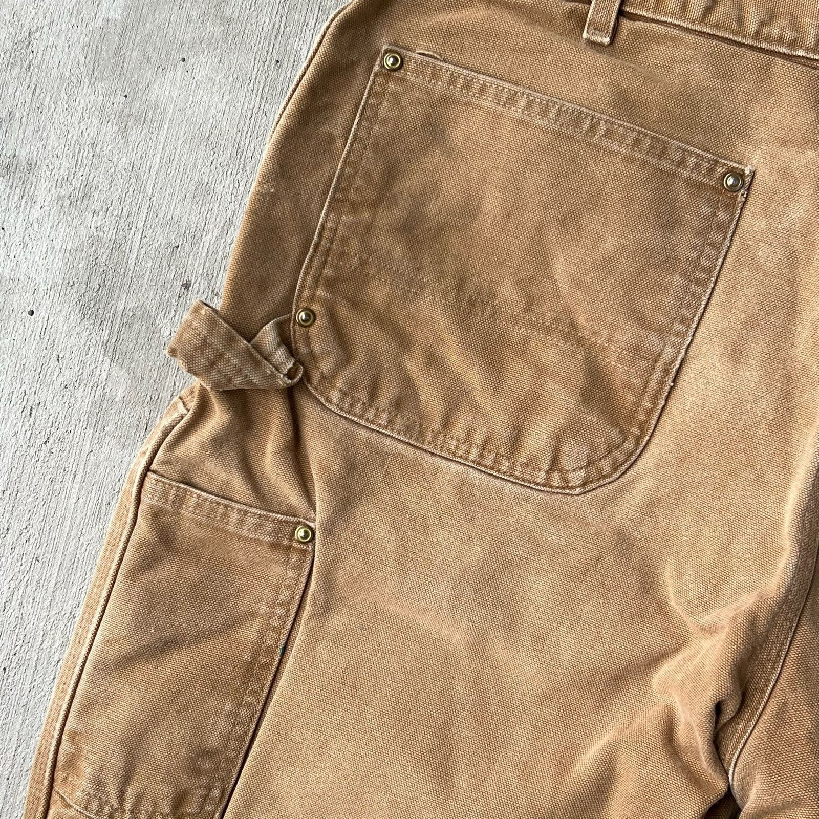Carhartt × Vintage Carhartt brown double knee work wear carpenter pants Size US 35 - 13 Thumbnail