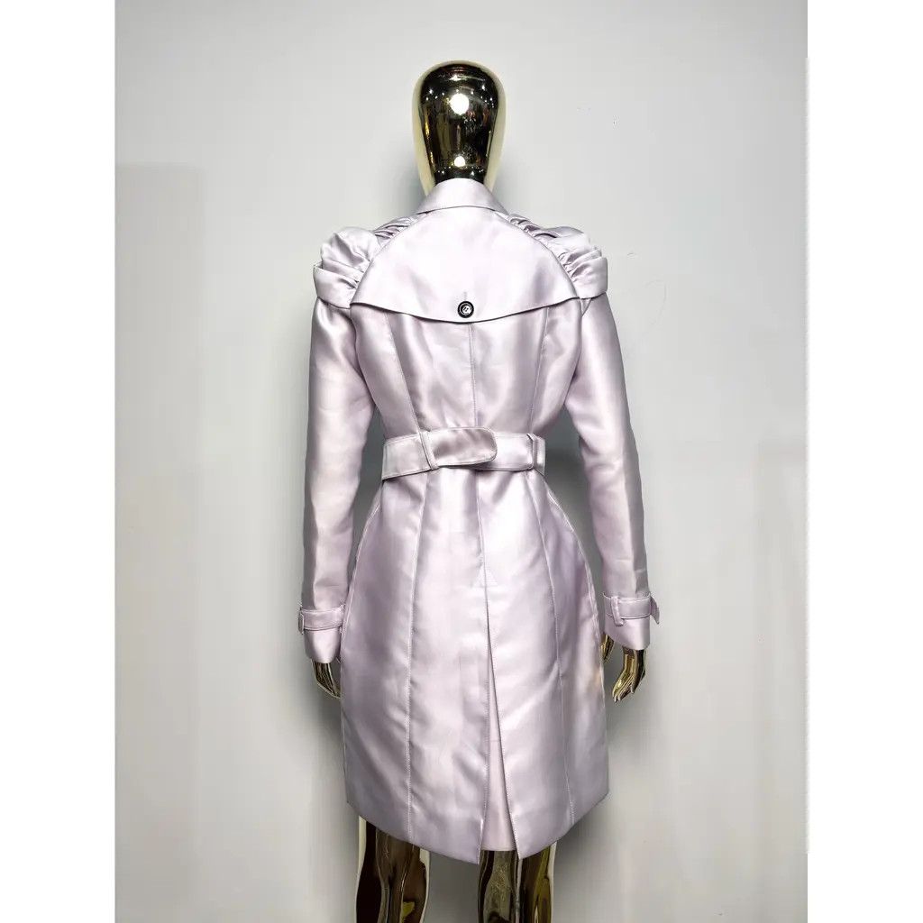 Burberry Burberry Prorsum Satin Trench Coat Size S / US 4 / IT 40 - 6 Thumbnail