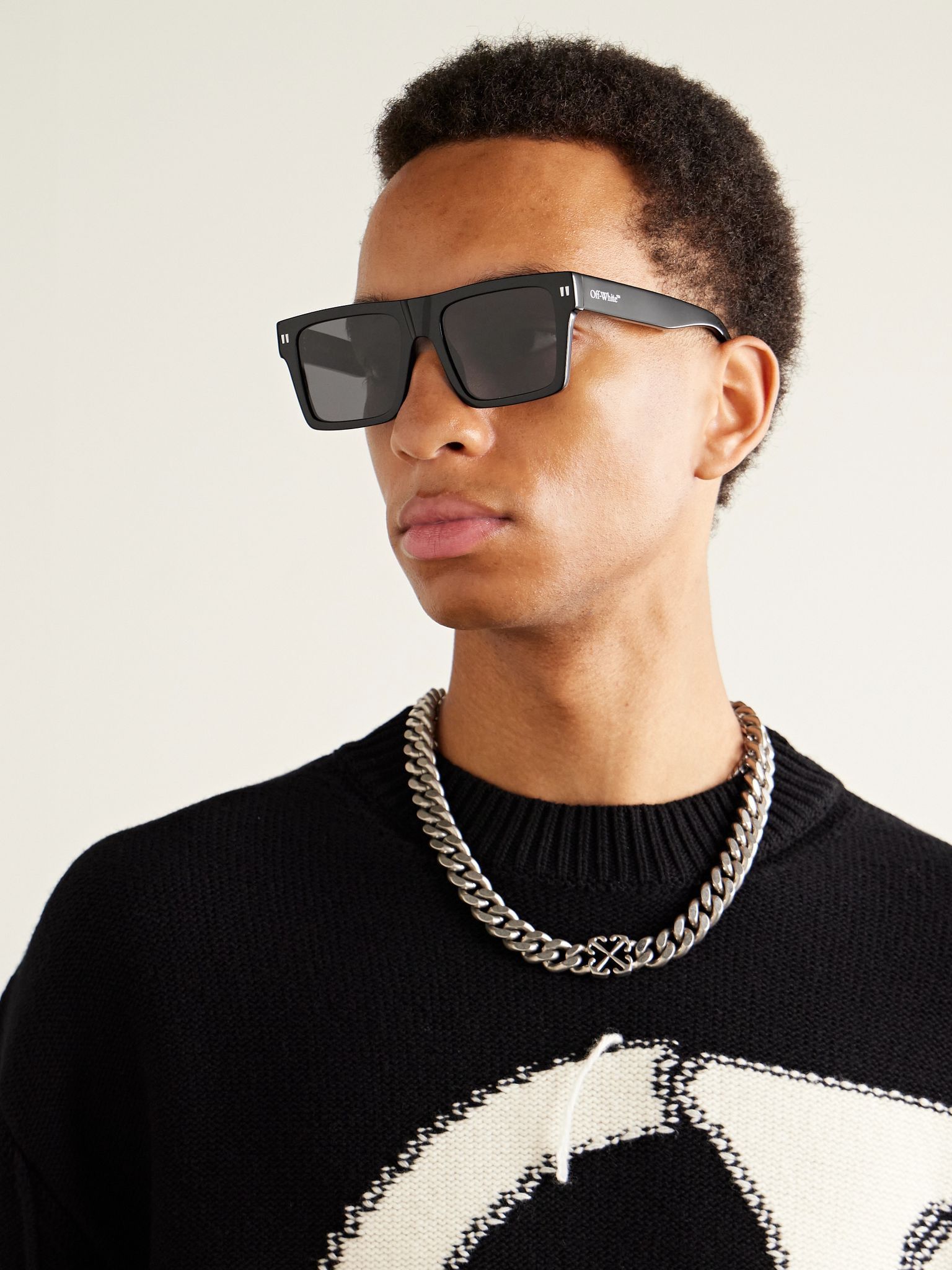 【送料&関税込】Off-White OERI109 LAWTON SUNGLASSES Sunglass Off-White Lawton OERI109 Square Sunglasses | Fashion Eyewear US