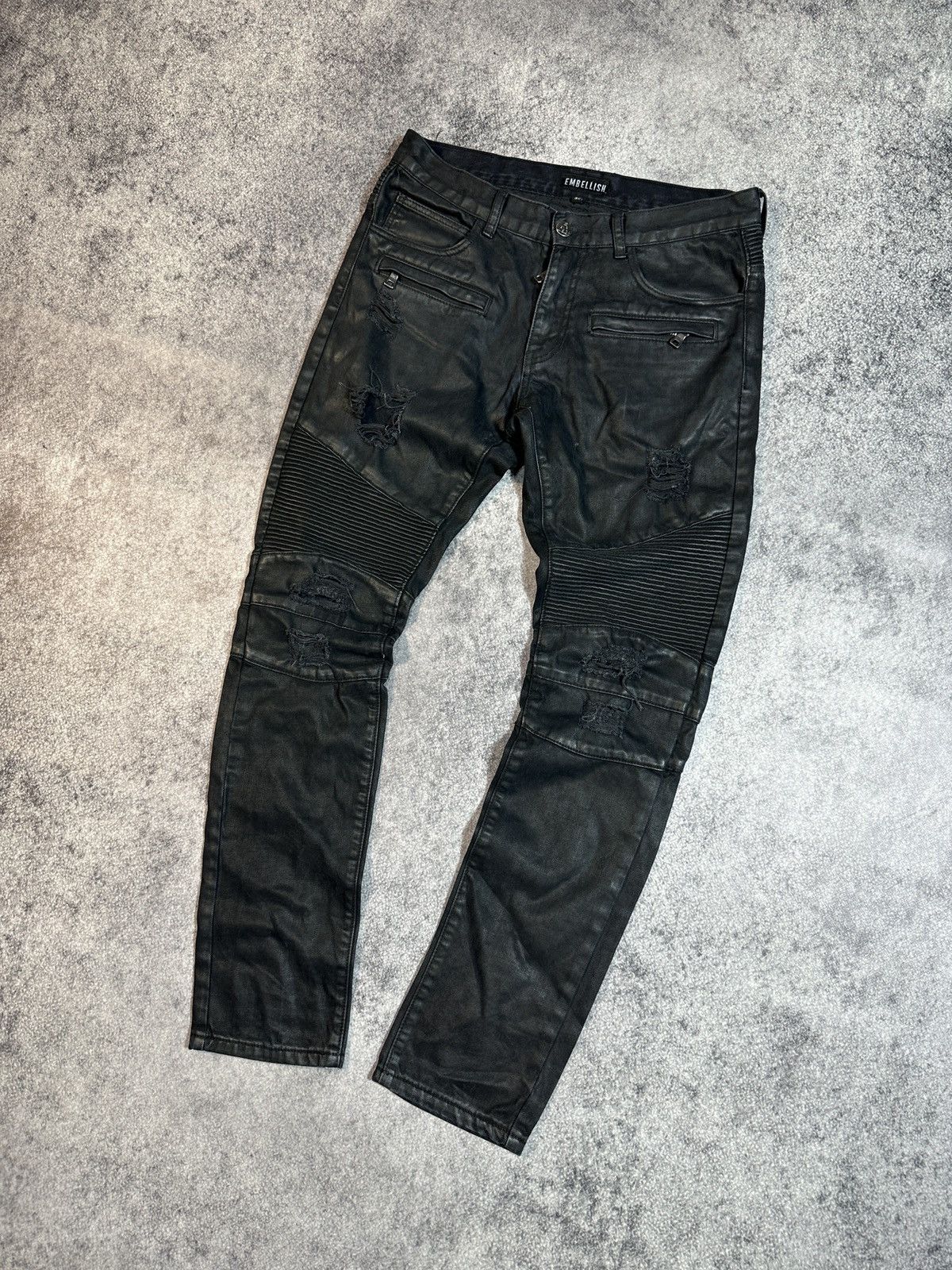 Other Y2K Avant Garde Vintage Distressed Denim Streetwear Rare M Size US 32 / EU 48 - 1 Thumbnail