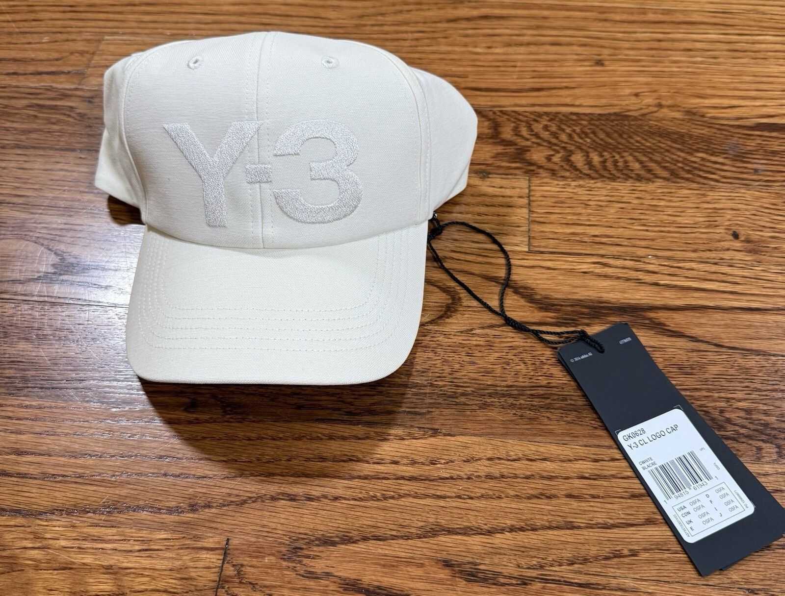 Adidas × Y-3 Y-3 Yohji Yamamoto Y3 Classic Logo Cap Cream White NWT Size ONE SIZE - 1 Thumbnail