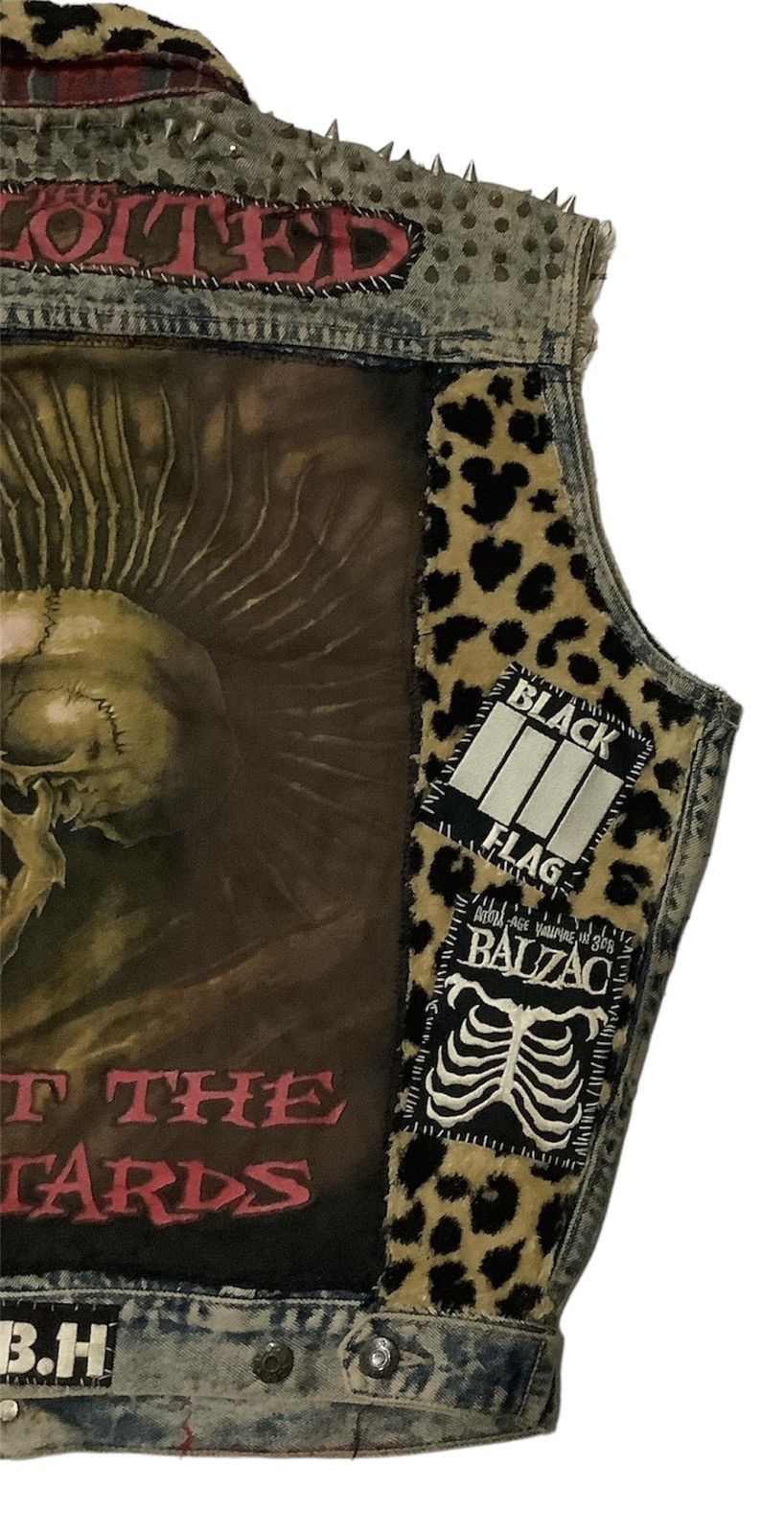Designer × Vintage VINTAGE 90s THE EXPLOITED BATTLE JACKET CUSTOM Size US L / EU 52-54 / 3 - 8 Thumbnail