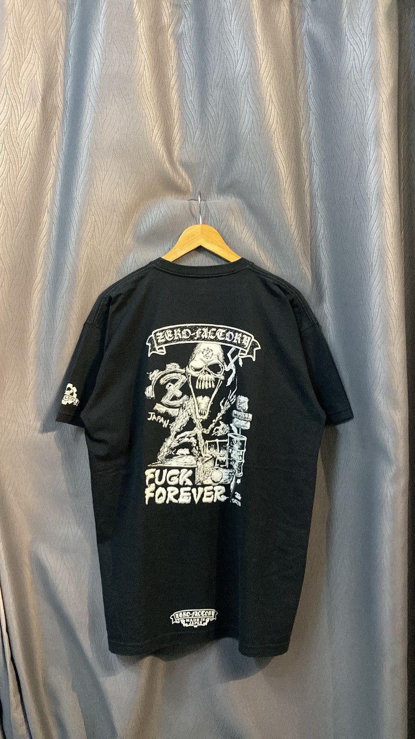 Japanese Brand × Vintage SKATEBOARDING PARODY FONT Like a Chrome heart Tshirt Size US L / EU 52-54 / 3 - 6 Thumbnail