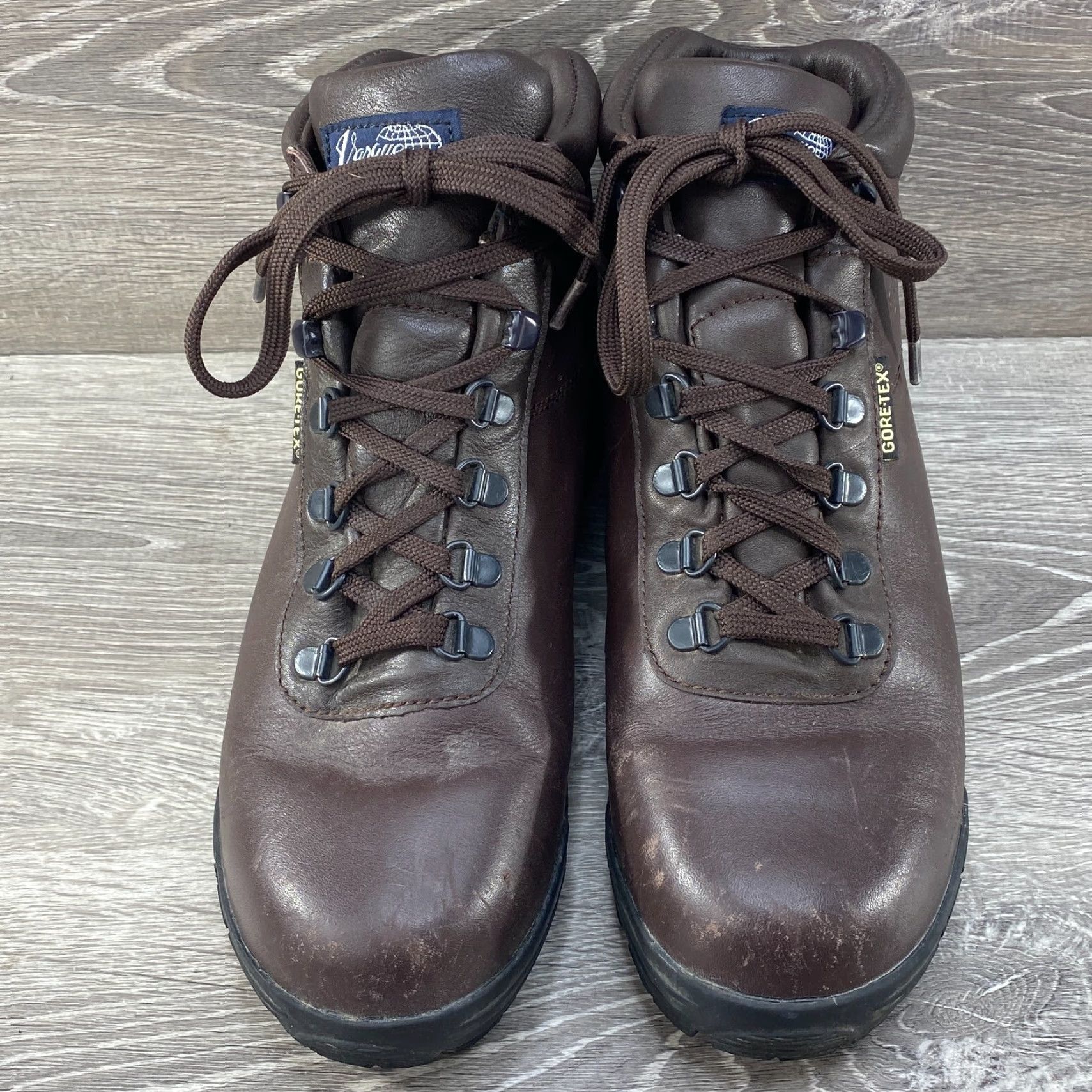 Vasque Vasque Sundowner Brown Leather Hiking Boots Mens Size 8.5 M Gore-Tex Backpacking Size US 8 / EU 41 - 3 Thumbnail