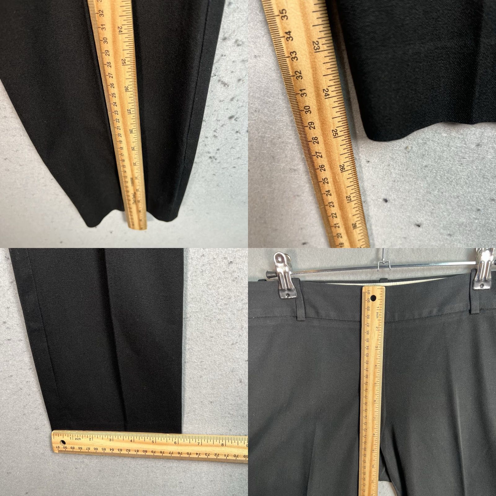 J.Crew J. Crew Minnie Black Stretch Cotton-Blend Slim Pants Womens Size 6 Size 28" / US 6 / IT 42 - 8 Thumbnail