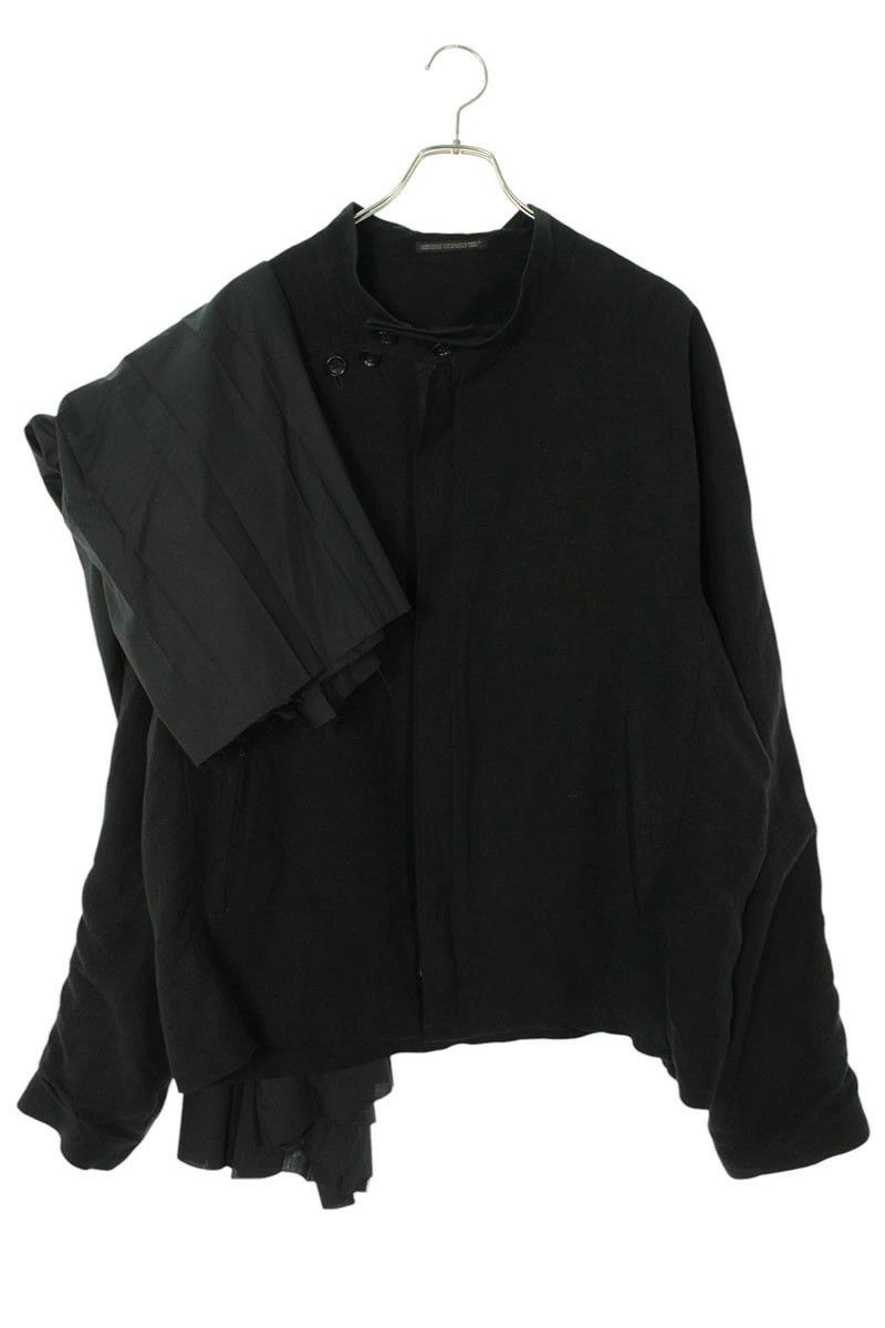 Yohji Yamamoto YOHJI YAMAMOTO POUR HOMME 24SS Pleated Embroidered Blouson Size US L / EU 52-54 / 3 - 1 Thumbnail