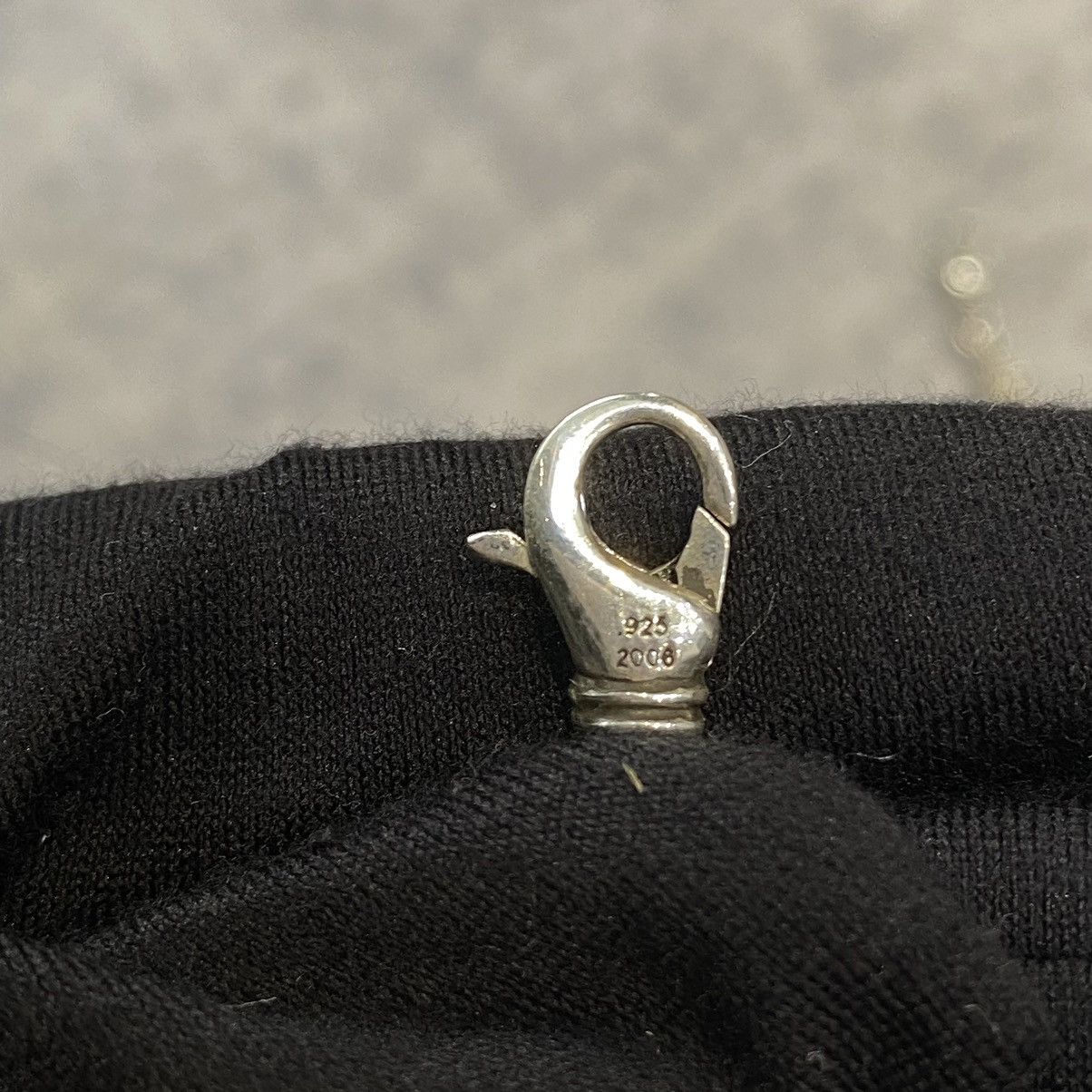 Chrome Hearts Chrome Hearts Roll Chain 2 Clip Lobster Clasps Tiny E Size ONE SIZE - 11 Thumbnail