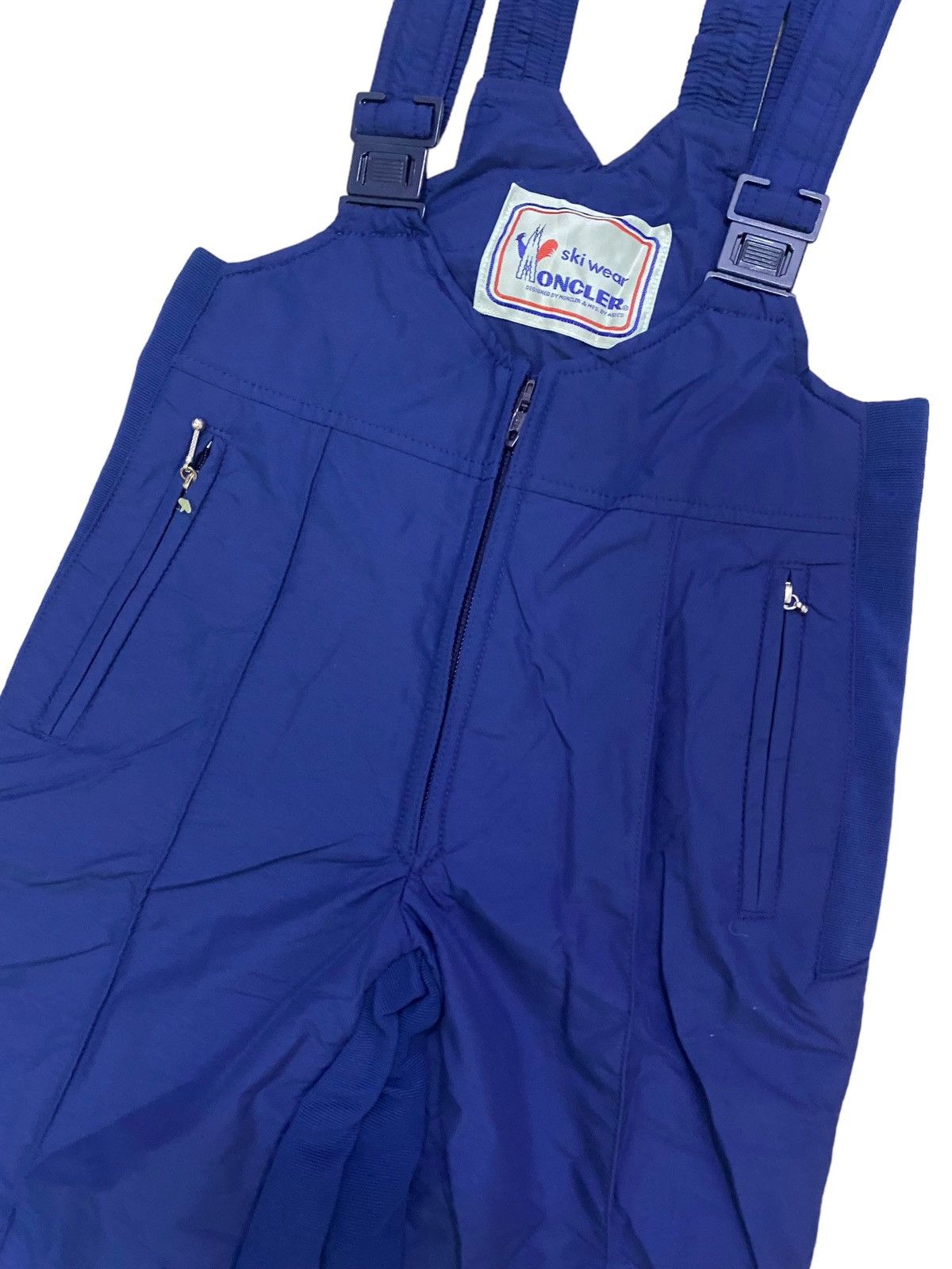 Moncler 💥Vintage Ski Wear Moncler By Asics Overalls pant Size 29" - 2 Thumbnail