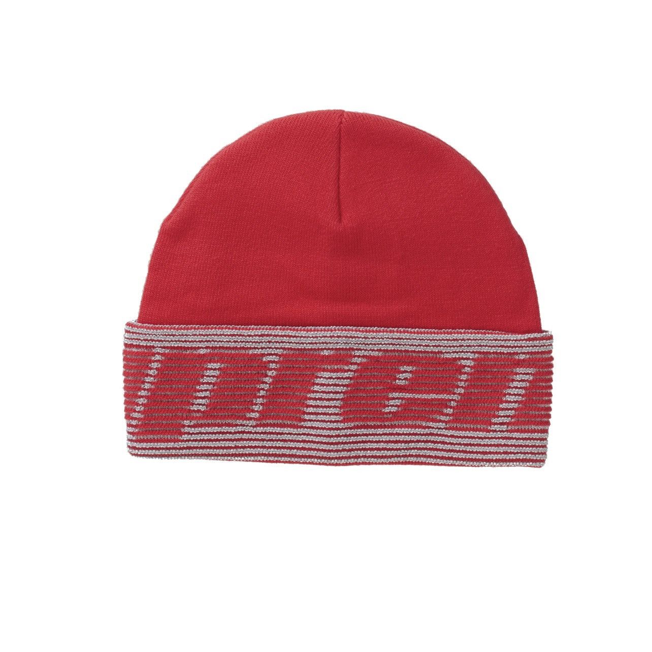 Rare × Streetwear × Supreme Supreme Reflective Jacquard Beanie Red 