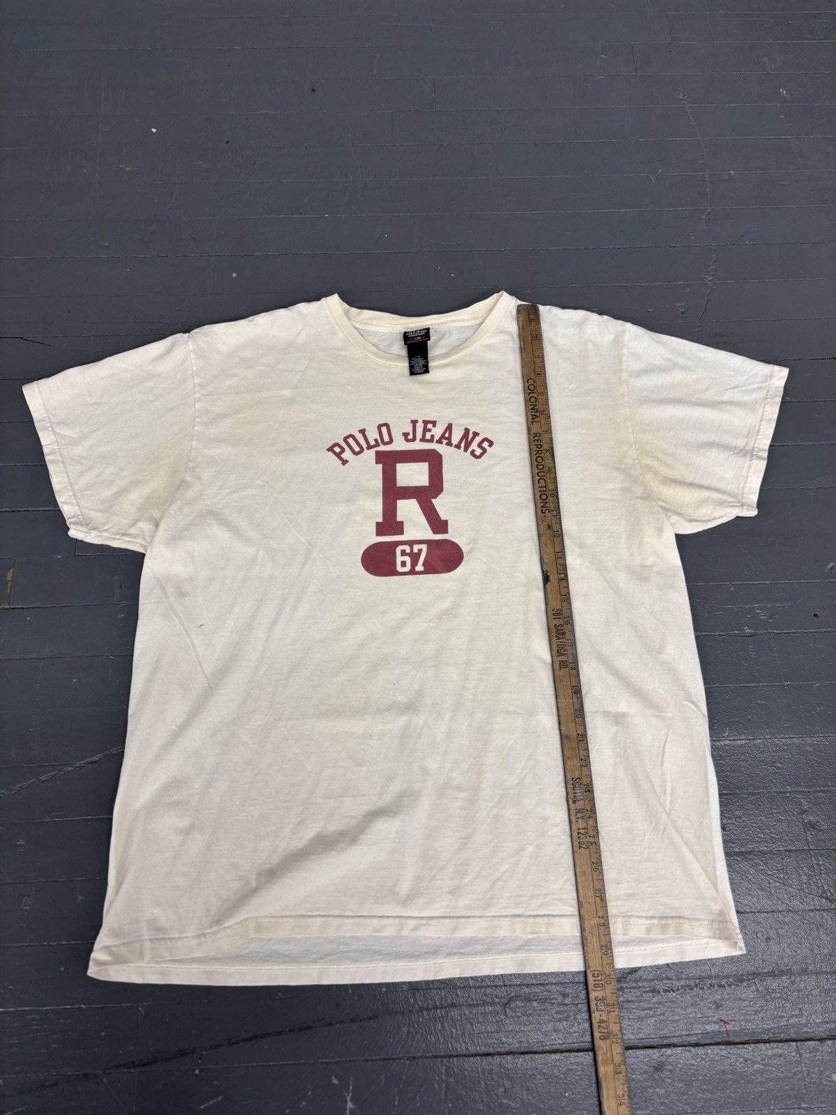 Polo Ralph Lauren × Vintage Vintage polo jeans tee Size US L / EU 52-54 / 3 - 5 Thumbnail