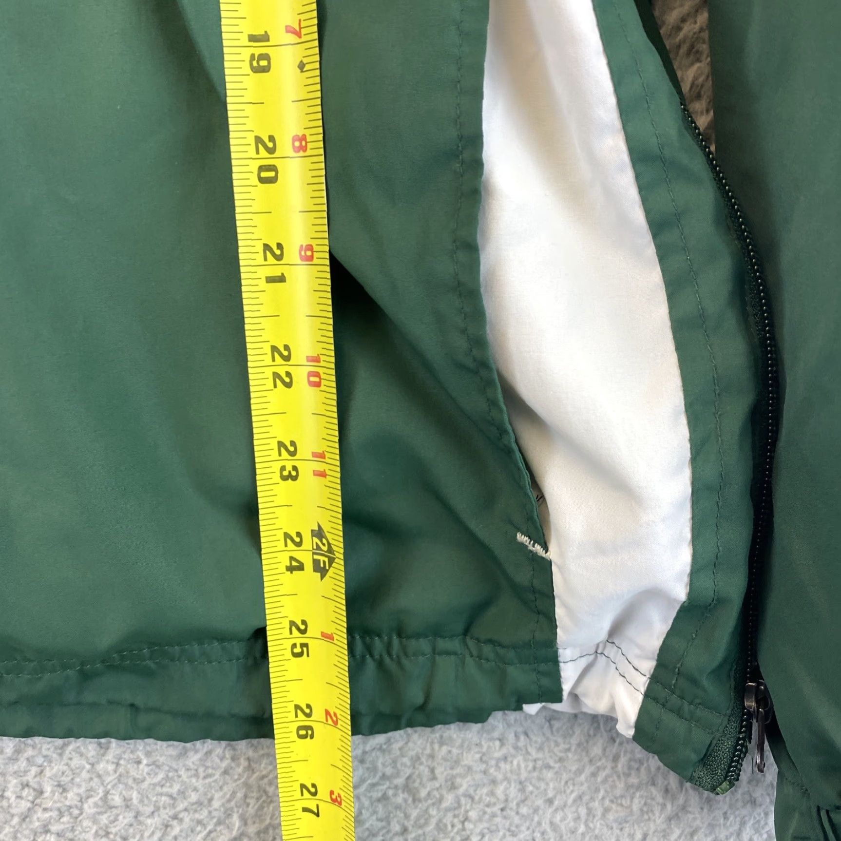Vintage Sport Tek Golf Windbreaker Mens Long Sleeve Solid Green 56-4 XS Regular Jacket Modern Activewear/Performance Golf Mens Size US XS / EU 42 / 0 - 5 Thumbnail