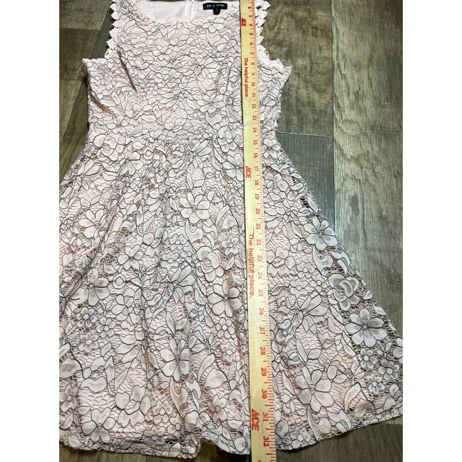 Vintage AUW As U Wish Dress Women's S Sleeveless Pink Floral Sundress Tank Dress Wrap Dress Casual Knee Length Size S / US 4 / IT 40 - 2 Thumbnail