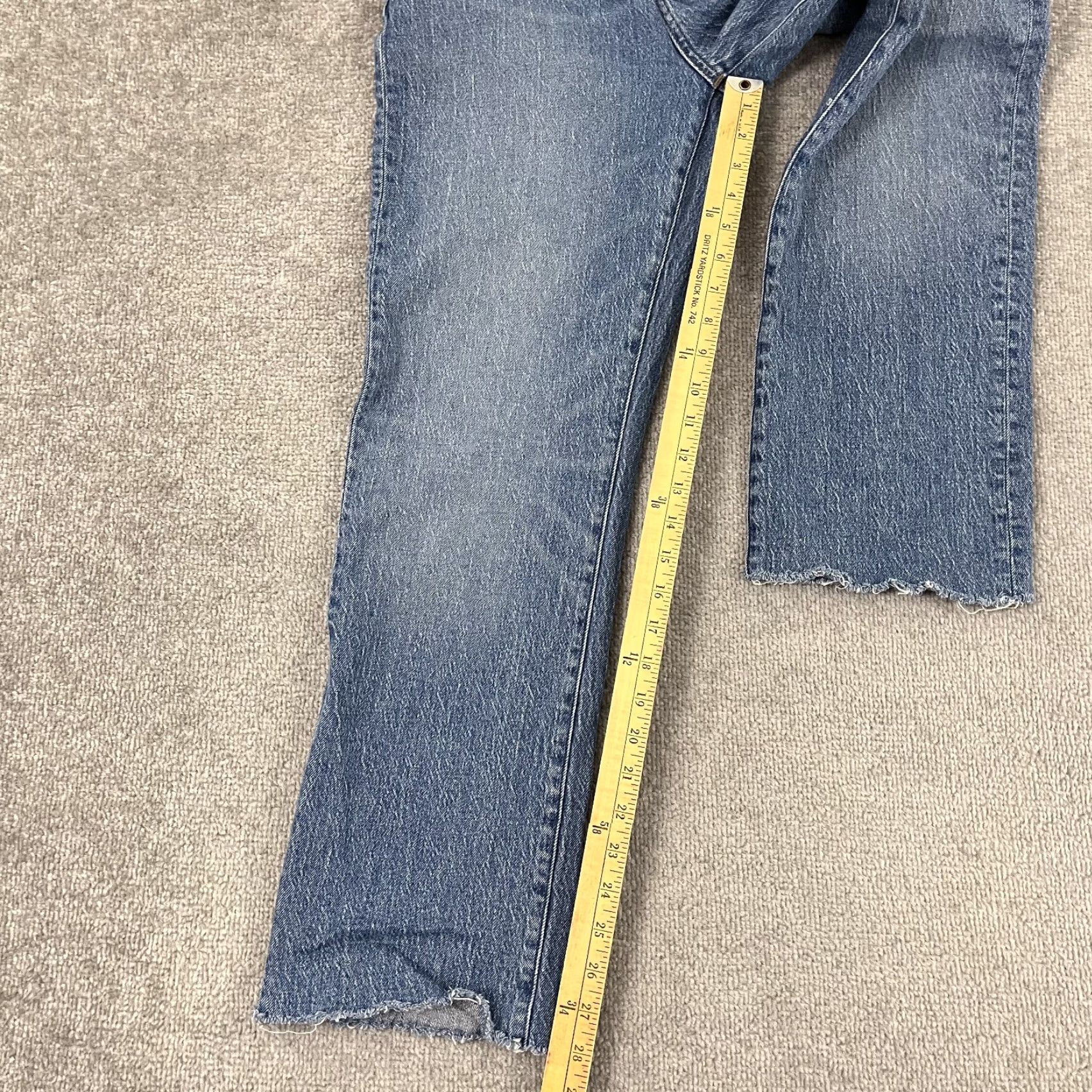 Madewell Madewell 90s High Rise Straight Jeans Women 28T Tall Blue Denim Size 28" / US 6 / IT 42 - 5 Thumbnail