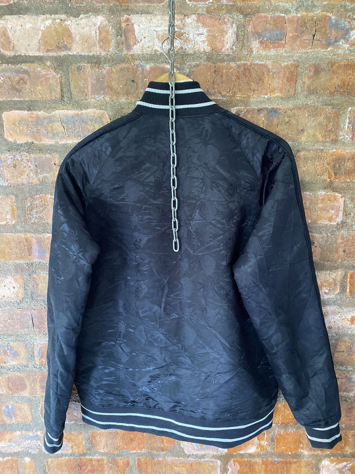 PHENOMENON 2000s Montage Skull and Spider embroidered varsity j Size US M / EU 48-50 / 2 - 13 Thumbnail