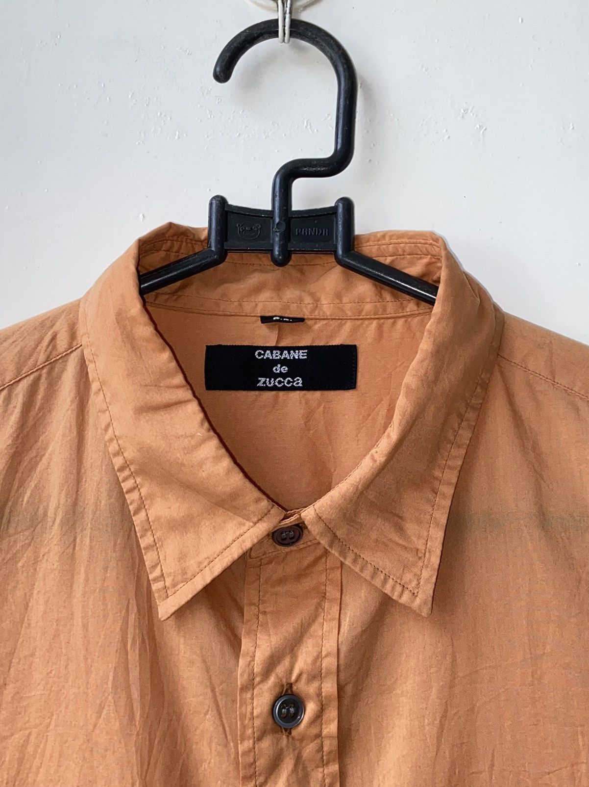 CABANE de ZUCCa × Issey Miyake CABANE DE ZUCCA Orange Shirt Size US S / EU 44-46 / 1 - 13 Thumbnail