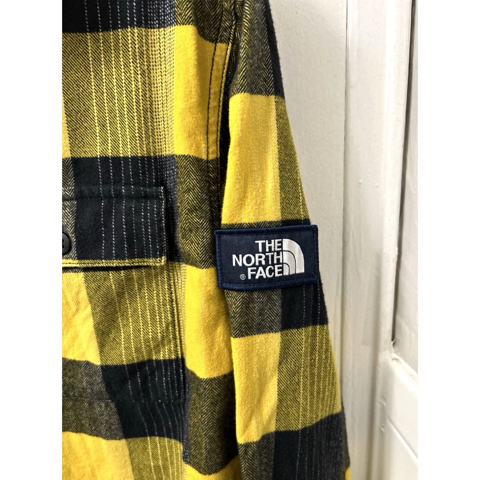 The North Face The North Face Shirt Mens S Yellow Plaid Flannel Button-Down L/S Chest Pocket Outdoor 30” Pit 23” Regular Size US S / EU 44-46 / 1 - 5 Thumbnail