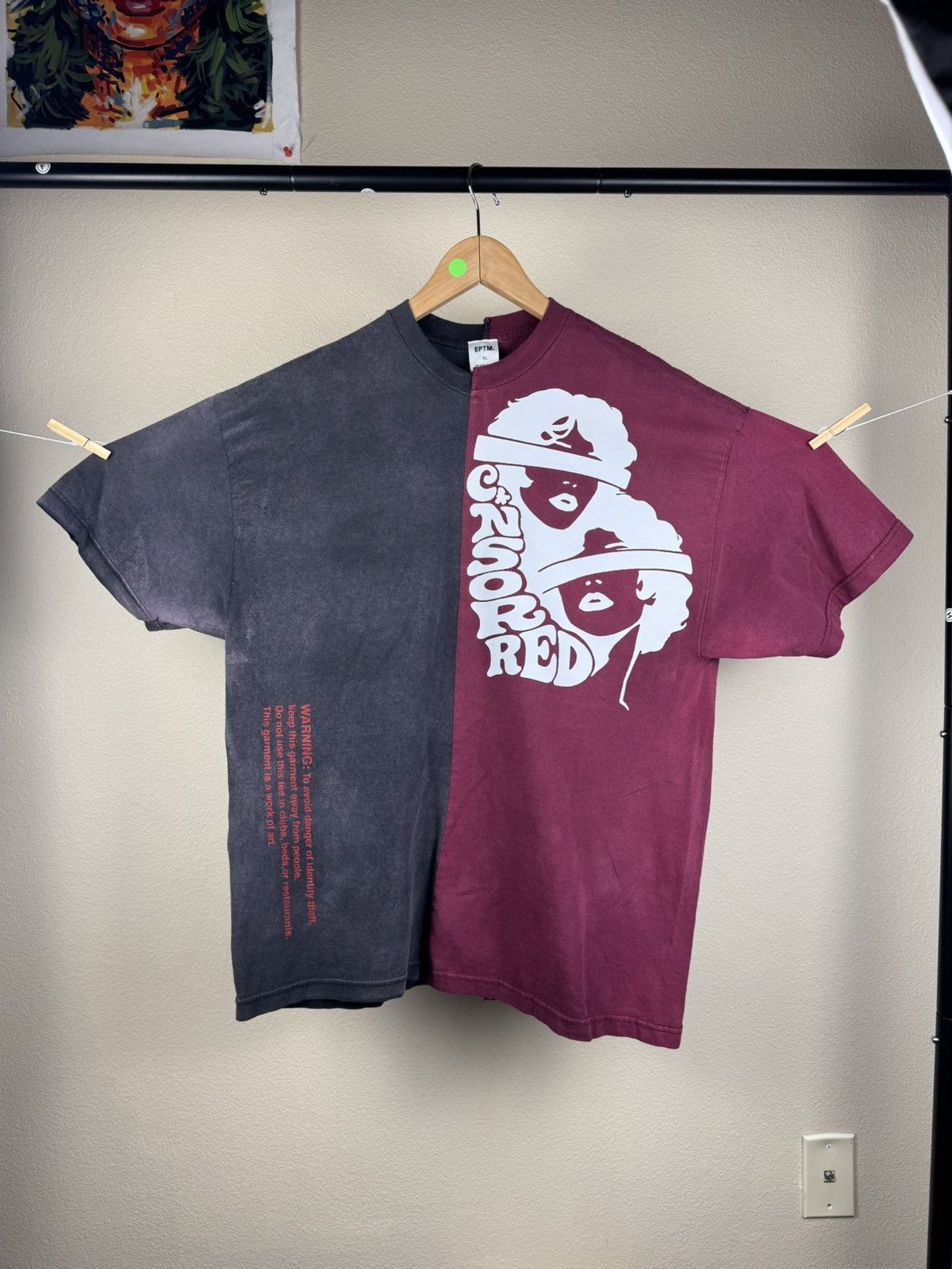 Other 1 of 1 custom “faces” two tone stitched t-shirt Size US XL / EU 56 / 4 - 1 Thumbnail