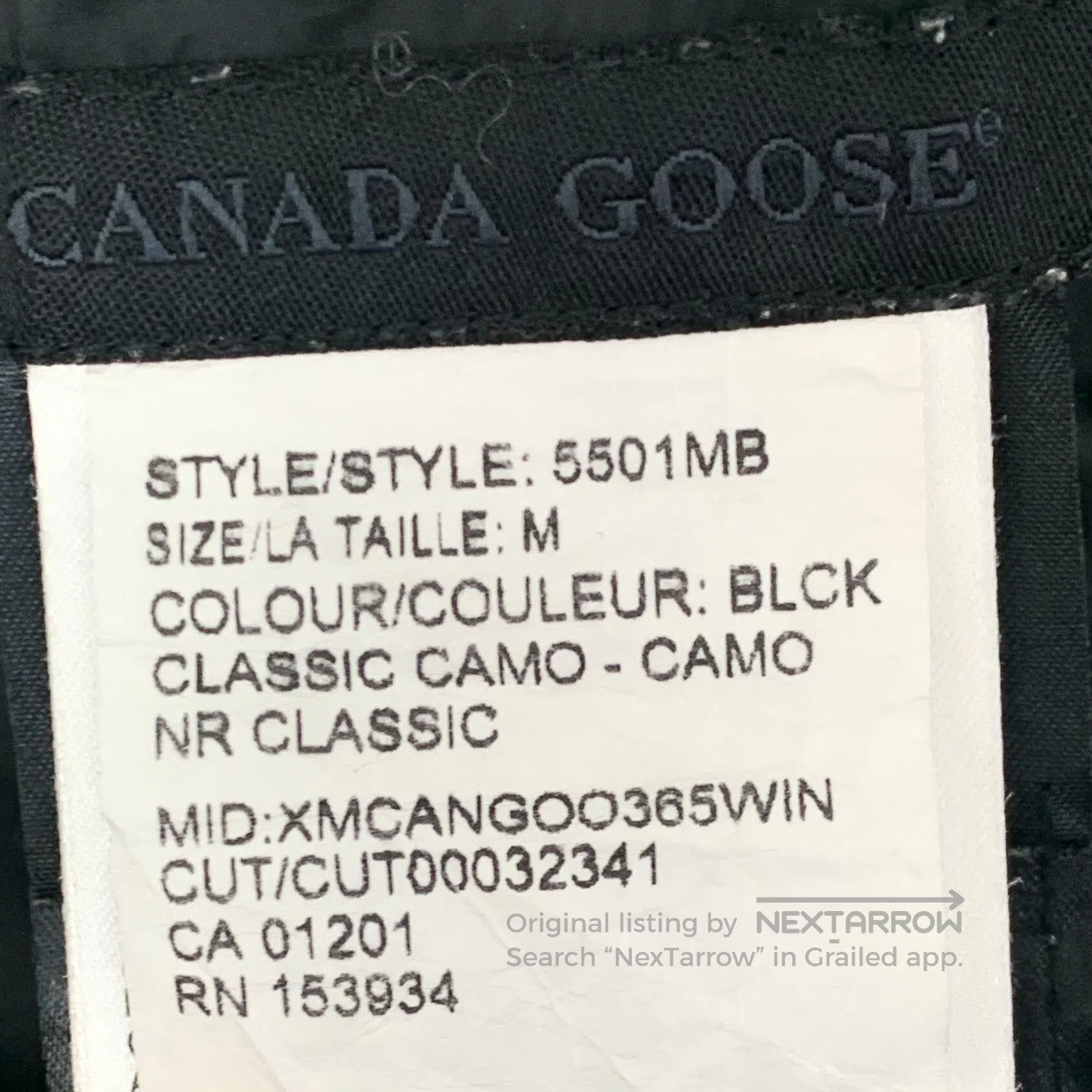 Canada Goose Canada Goose Color Blocked Camouflage Nylon Hooded Zip Up Size US M / EU 48-50 / 2 - 7 Thumbnail