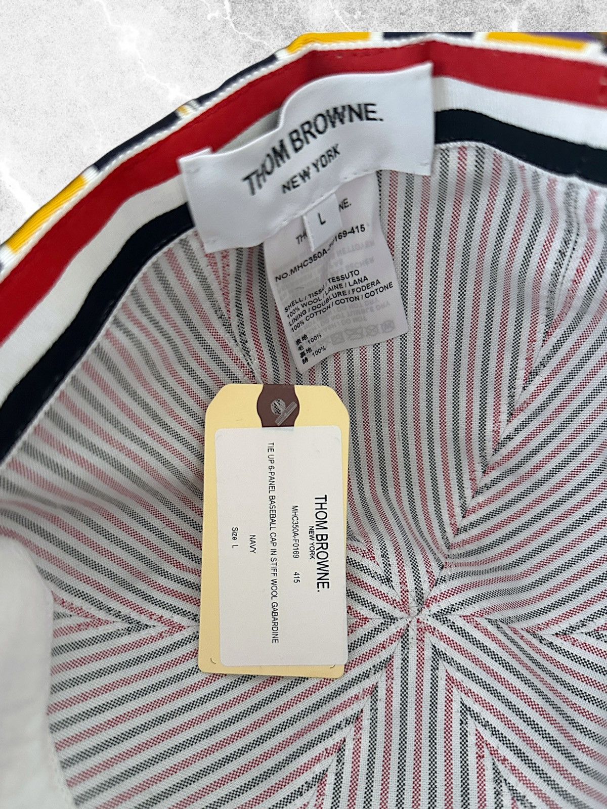 Thom Browne Thom Browne Tie Cap Size ONE SIZE - 9 Thumbnail