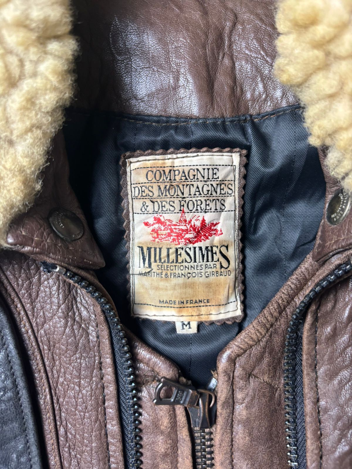 Marithe + Francois Girbaud RARE 80s Millesimes Marithe Francois Girbaud Leather Jacket Size US L / EU 52-54 / 3 - 8 Thumbnail