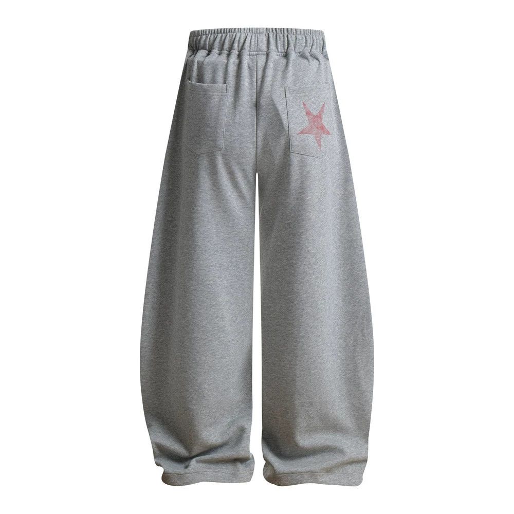 Vintage Men's loose wide-leg star graffiti casual scimitar trousers Size US 32 / EU 48 - 2 Thumbnail
