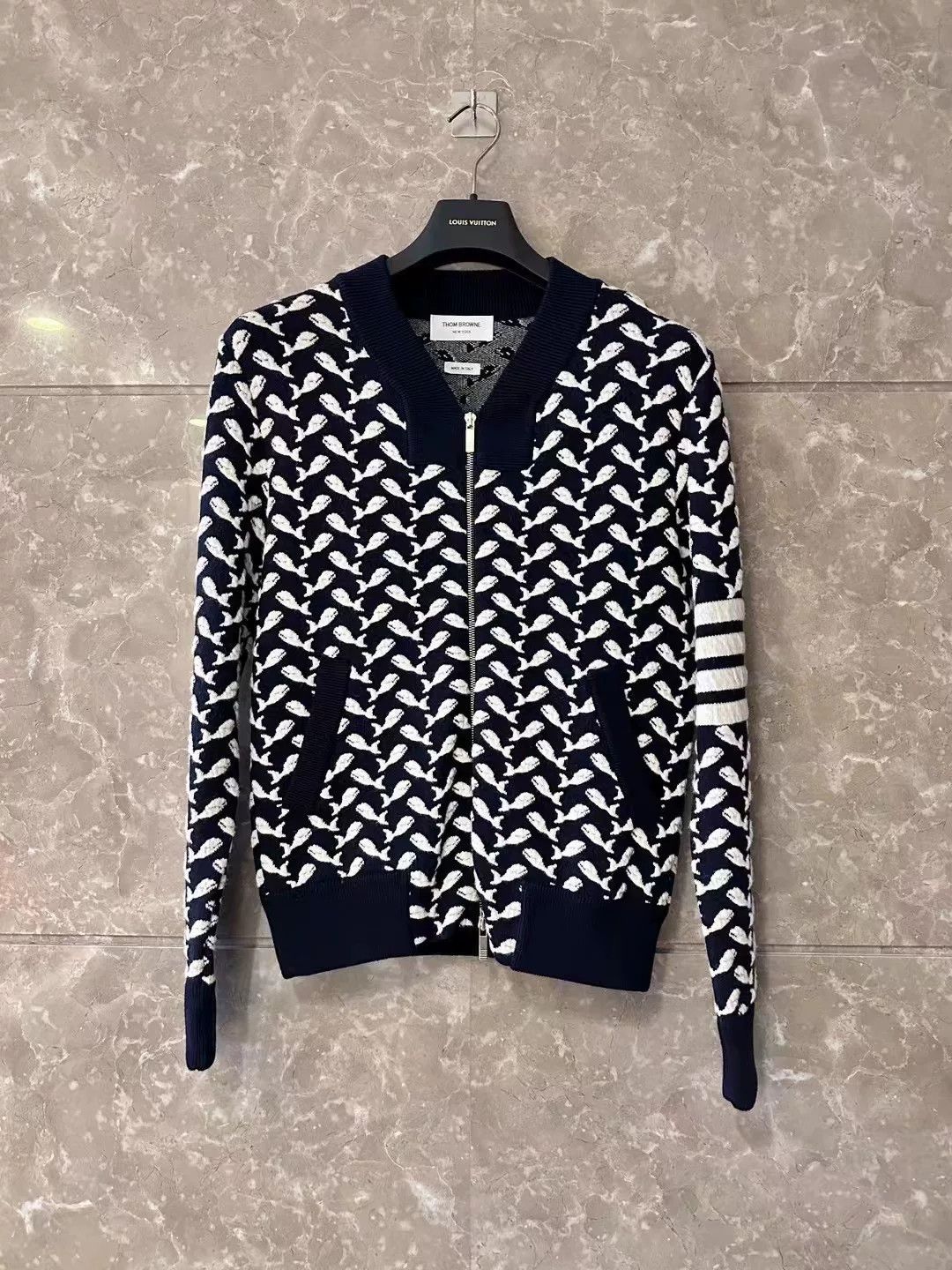 Thom Browne Thom Browne Little Whale Knit Coat Size US S / EU 44-46 / 1 - 1 Thumbnail