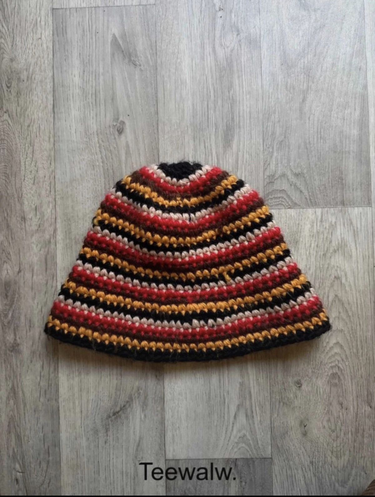 Stussy Stüssy x Patta Striped Knit Bucket Hat Size ONE SIZE - 2 Thumbnail