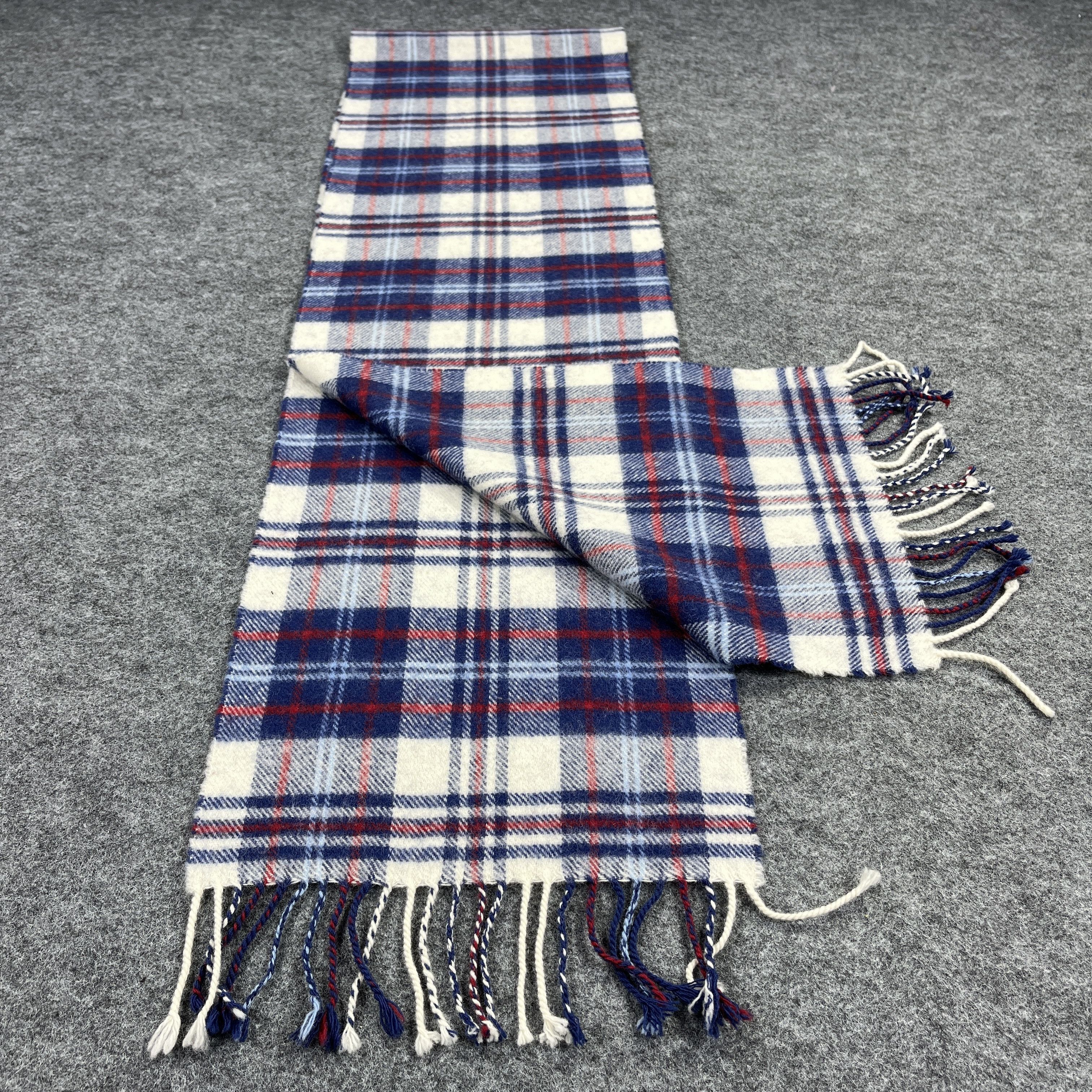 SHIPS × Vintage Ships Checked Scarf / Muffler / Neckwear T940 Size ONE SIZE - 2 Thumbnail