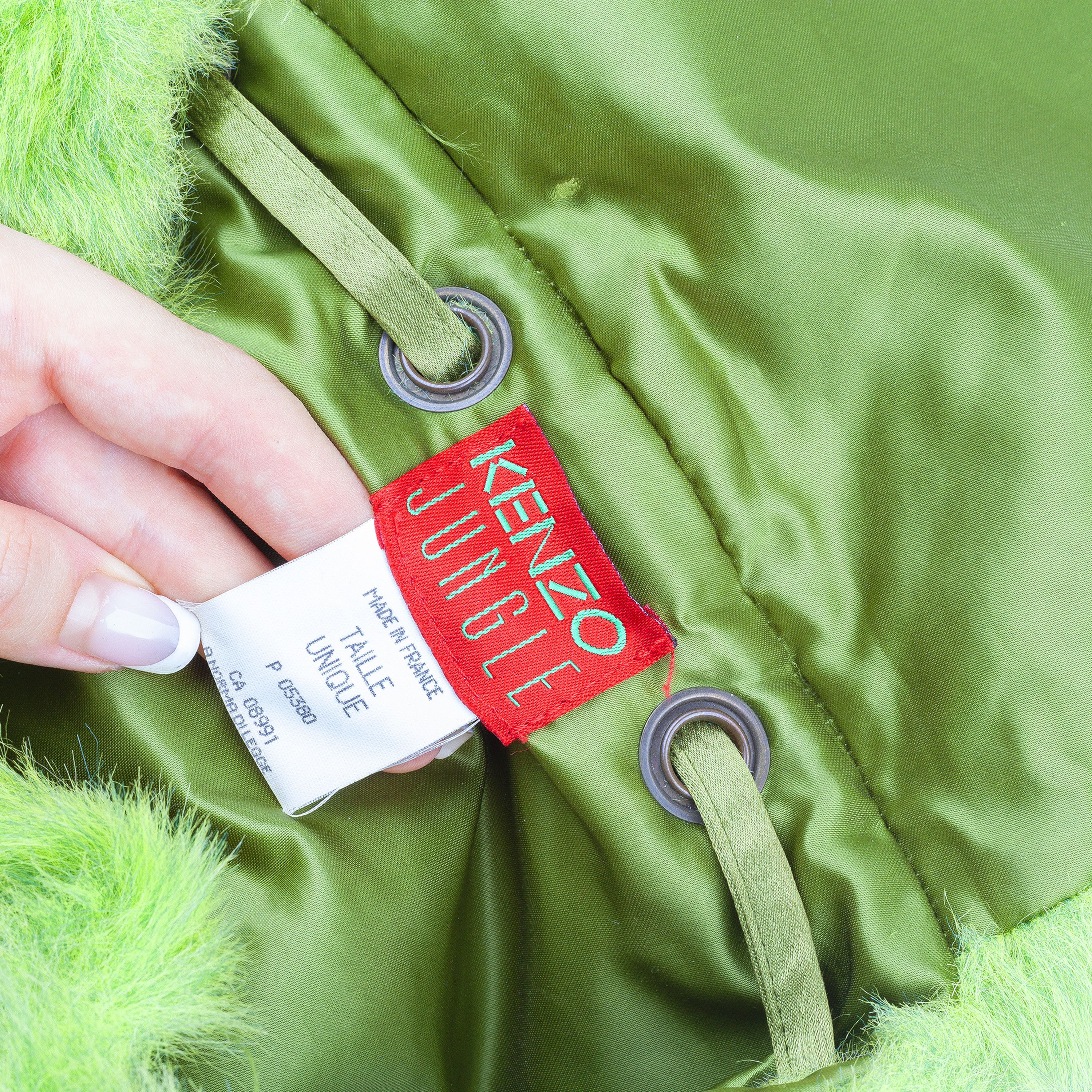 Kenzo Kenzo Jungle Vintage Green Fur Backpack / Bag Size ONE SIZE - 6 Thumbnail