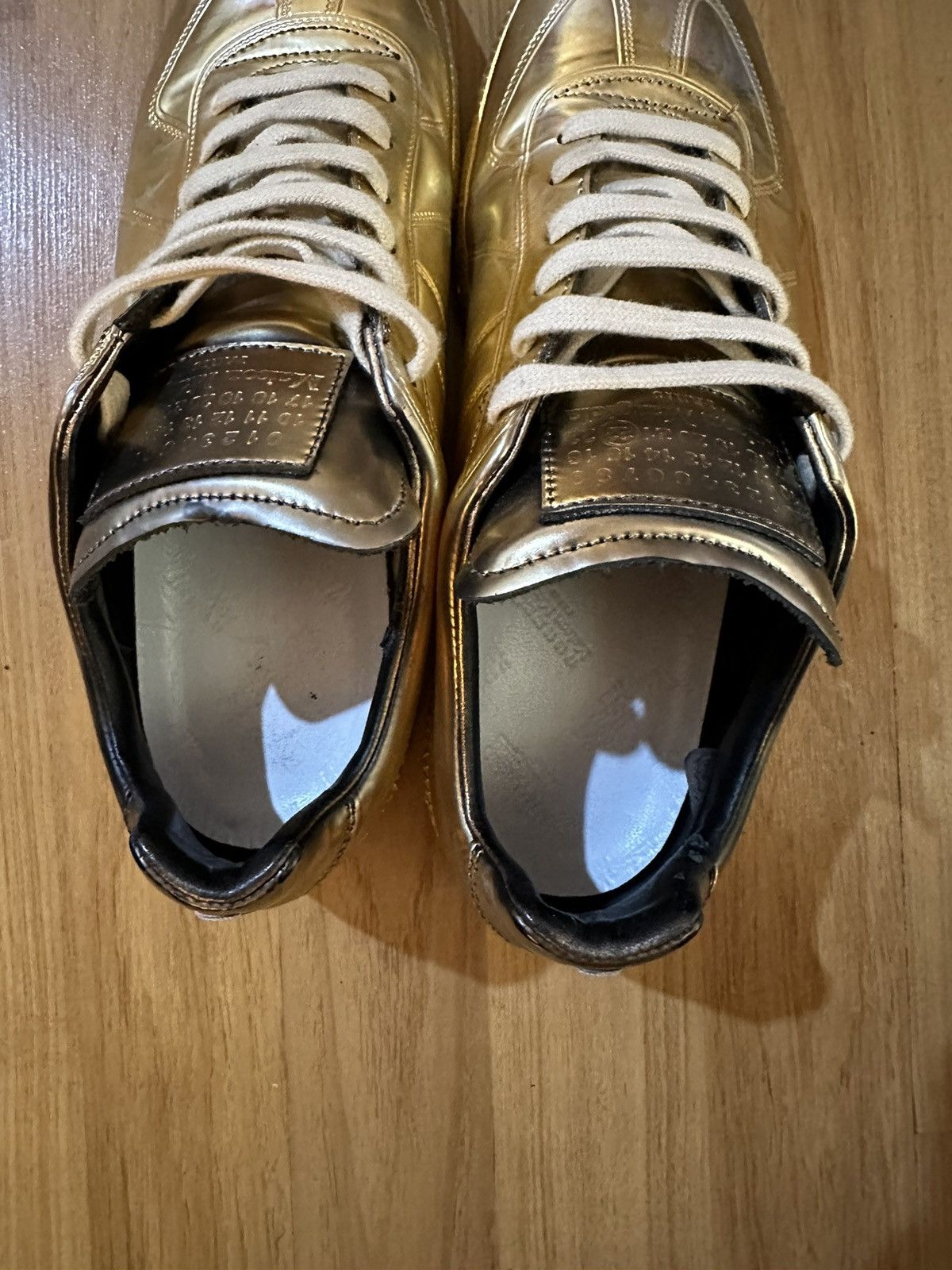 Maison Margiela Maison Margiela GAT Gold Ombre Limited Edition Size US 8 / EU 41 - 20 Thumbnail