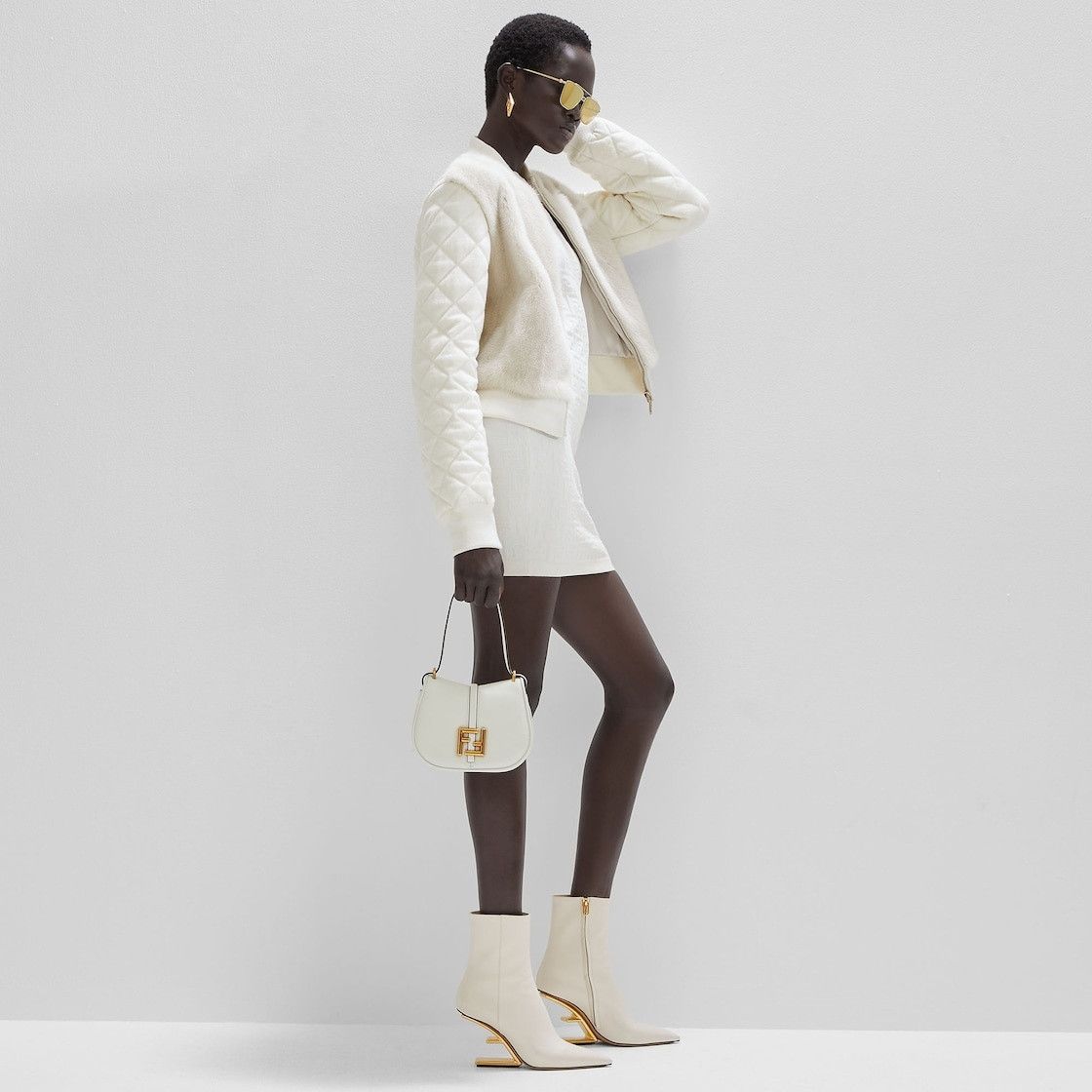 Fendi o1w1db10325 8T8455 Boots in White Size US 8 / IT 38 - 5 Thumbnail