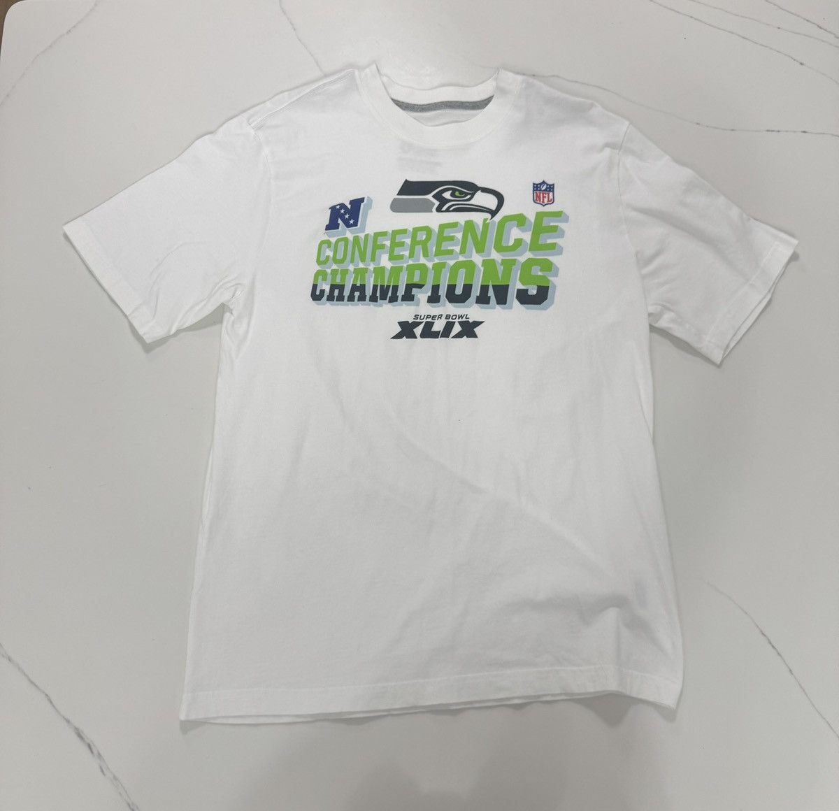Nike Seattle Seahawks NFC Conference Champions Tee 🏈 Size US L / EU 52-54 / 3 - 1 Thumbnail