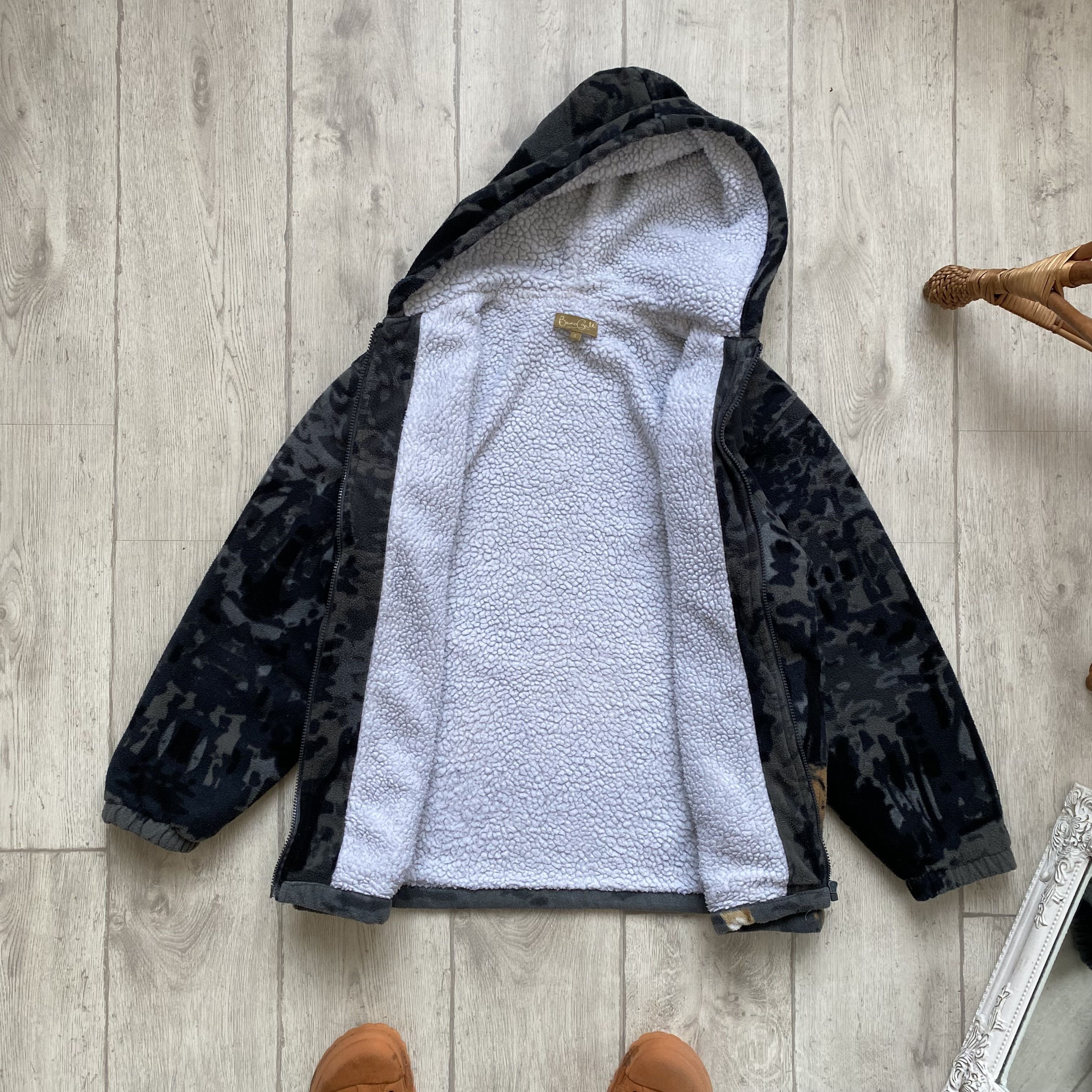 Polartec 🐺Vintage 90s Wolf Fleece Over Print Animals Sherpa Jacket Size US S / EU 44-46 / 1 - 7 Thumbnail