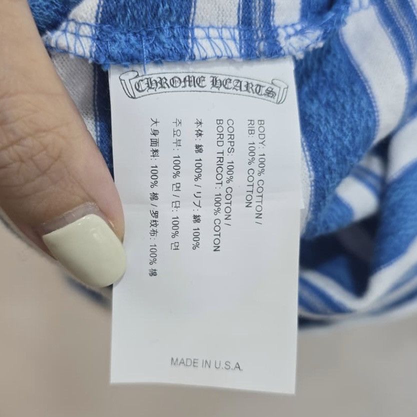 Chrome Hearts Chrome Hearts Mattyboy Stripe Longsleeve Tshirts Size US L / EU 52-54 / 3 - 5 Thumbnail