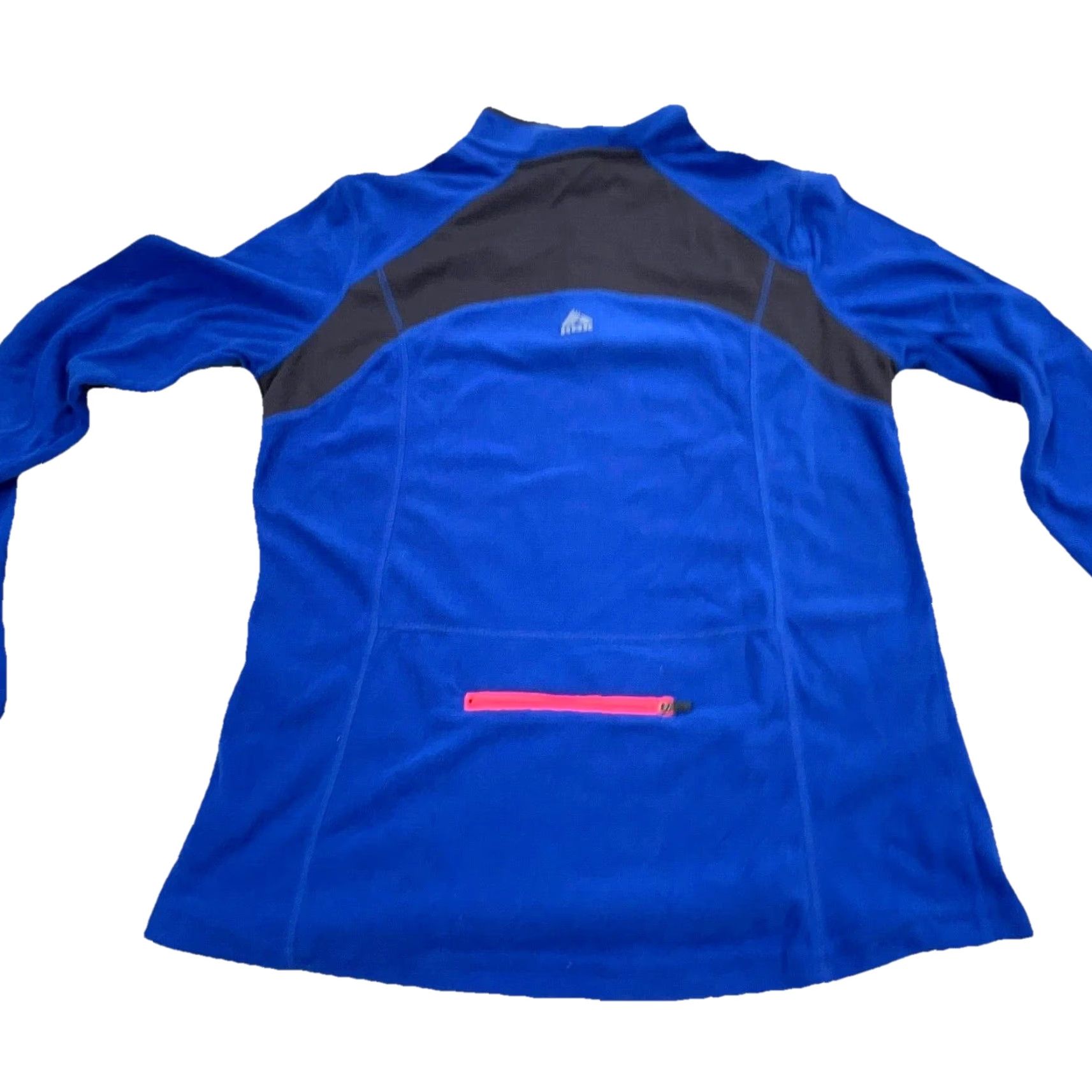 Reebok Reebok Sweater Women L Blue Fleece 1/4 Zip Raglan Long Sleeve Pockets Casual Outdoor Regular Size: L Size L / US 10 / IT 46 - 3 Thumbnail