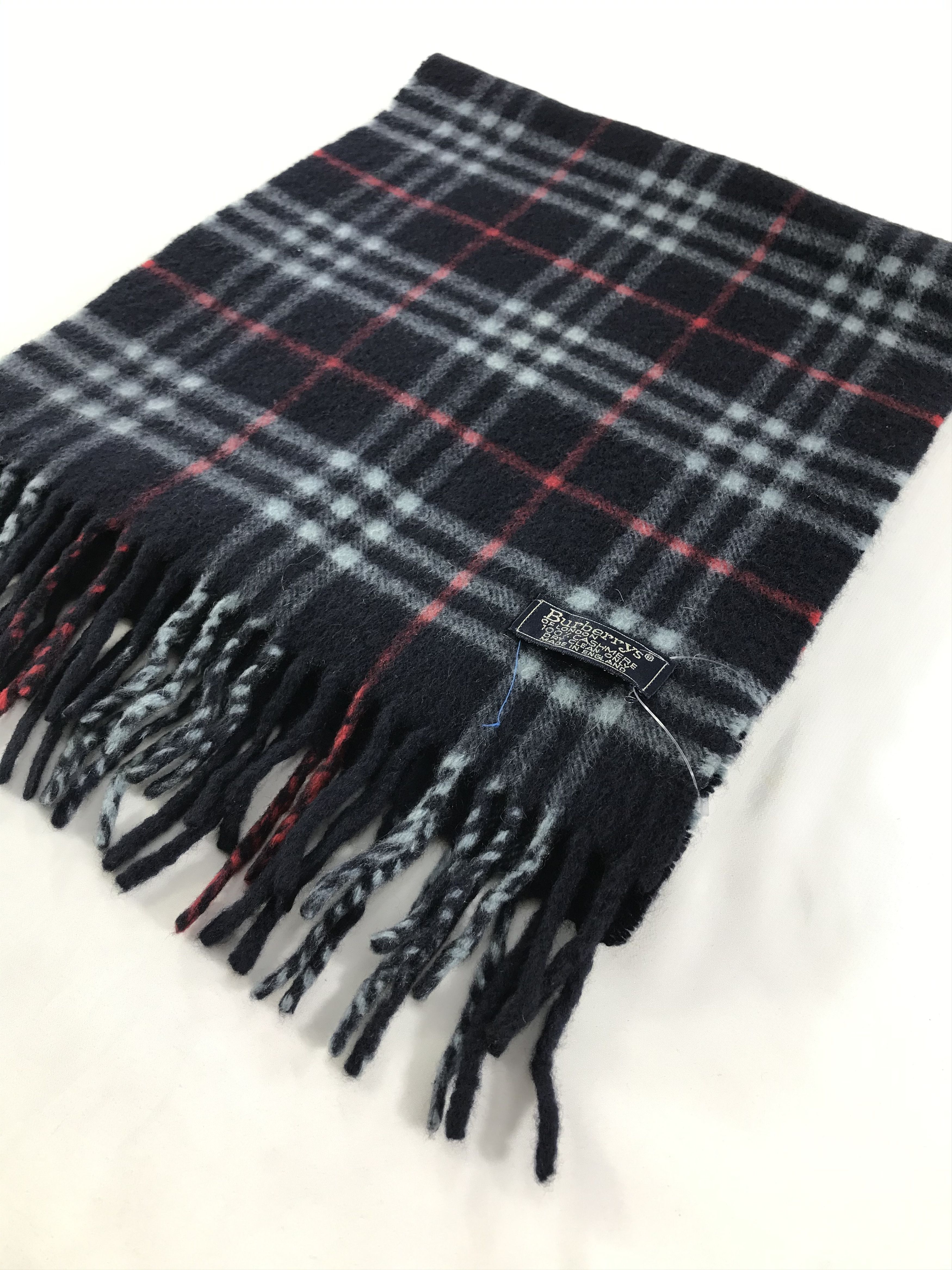Burberry × Vintage Burberry Scarf / Muffler / Neckwear - WW2545 Size ONE SIZE - 3 Thumbnail