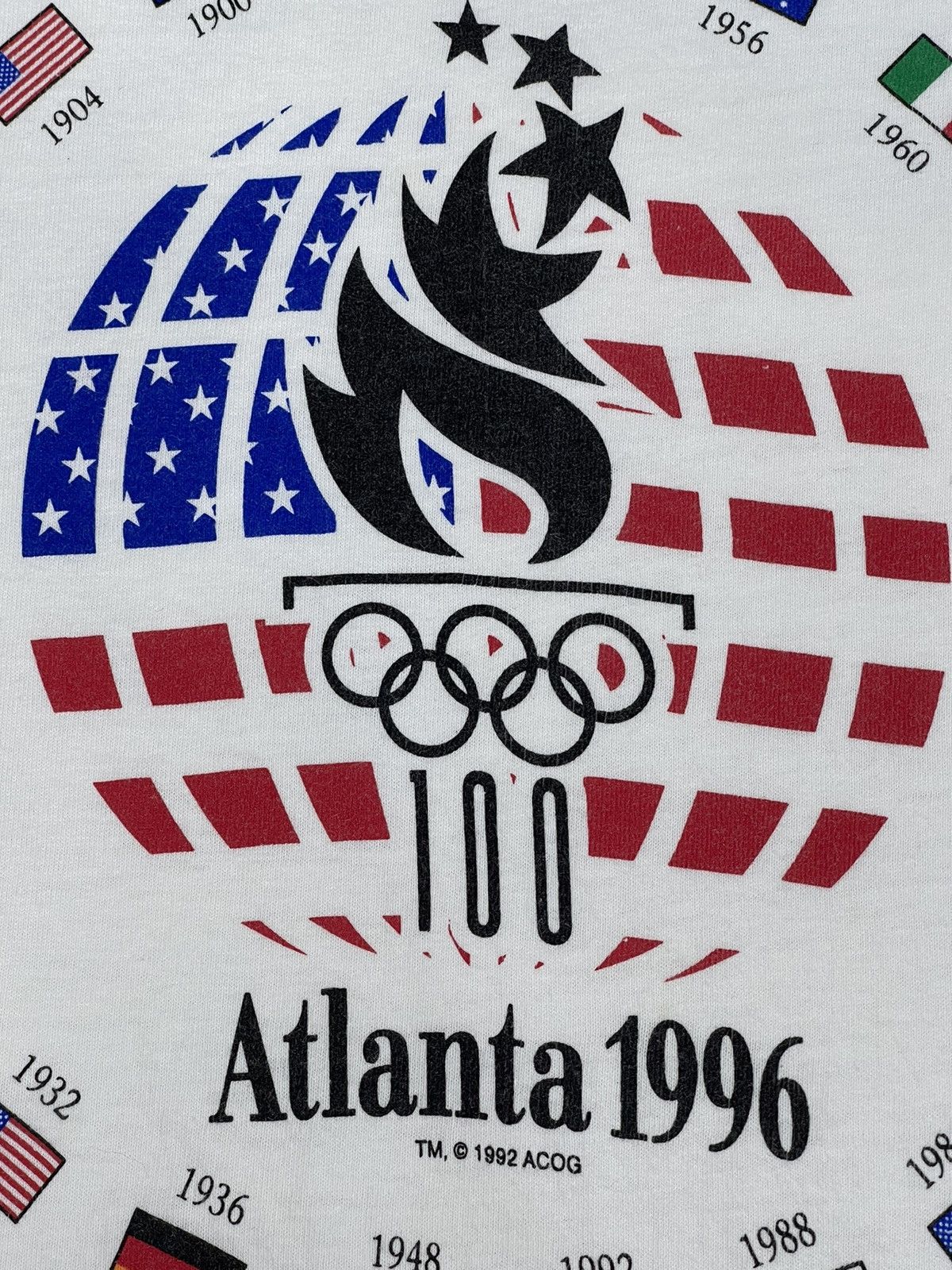 USA Olympics × Vintage 90s Vintage Atlanta Olympic Size US L / EU 52-54 / 3 - 3 Thumbnail