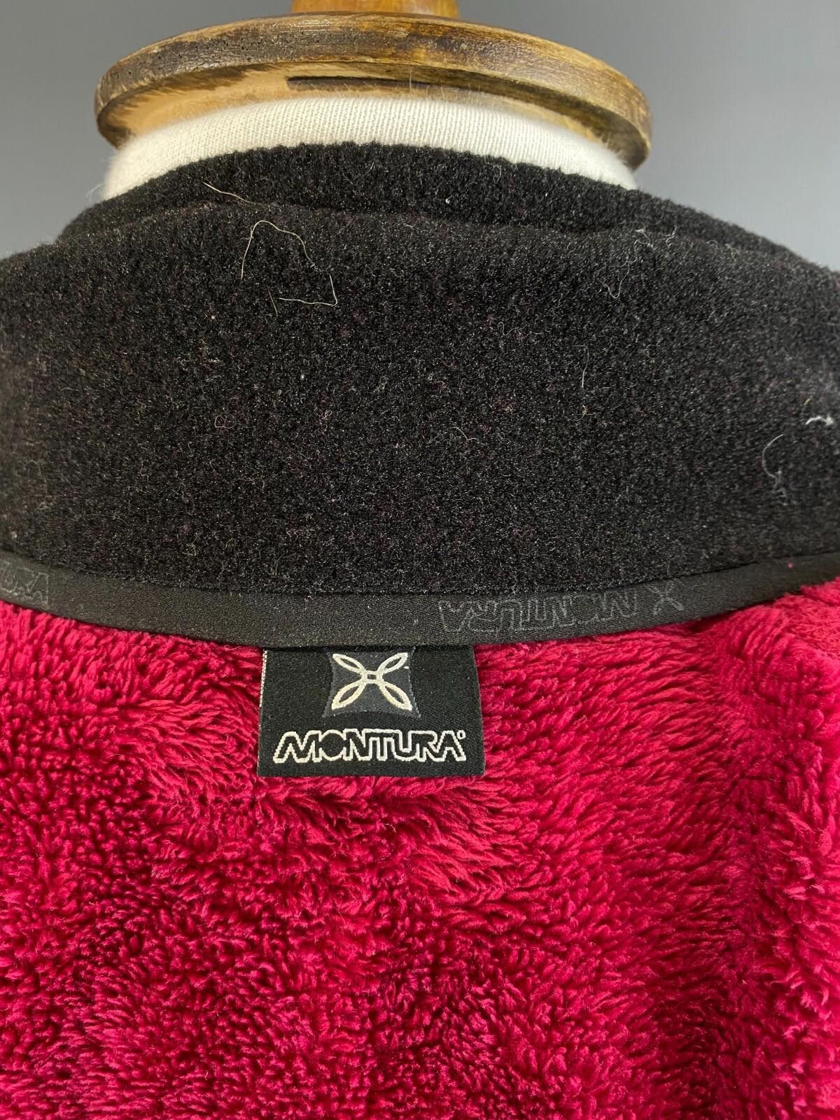 Designer Montura The Ergonomic Equipage Burgundy Fleece Jacket Size M Size M / US 6-8 / IT 42-44 - 12 Thumbnail