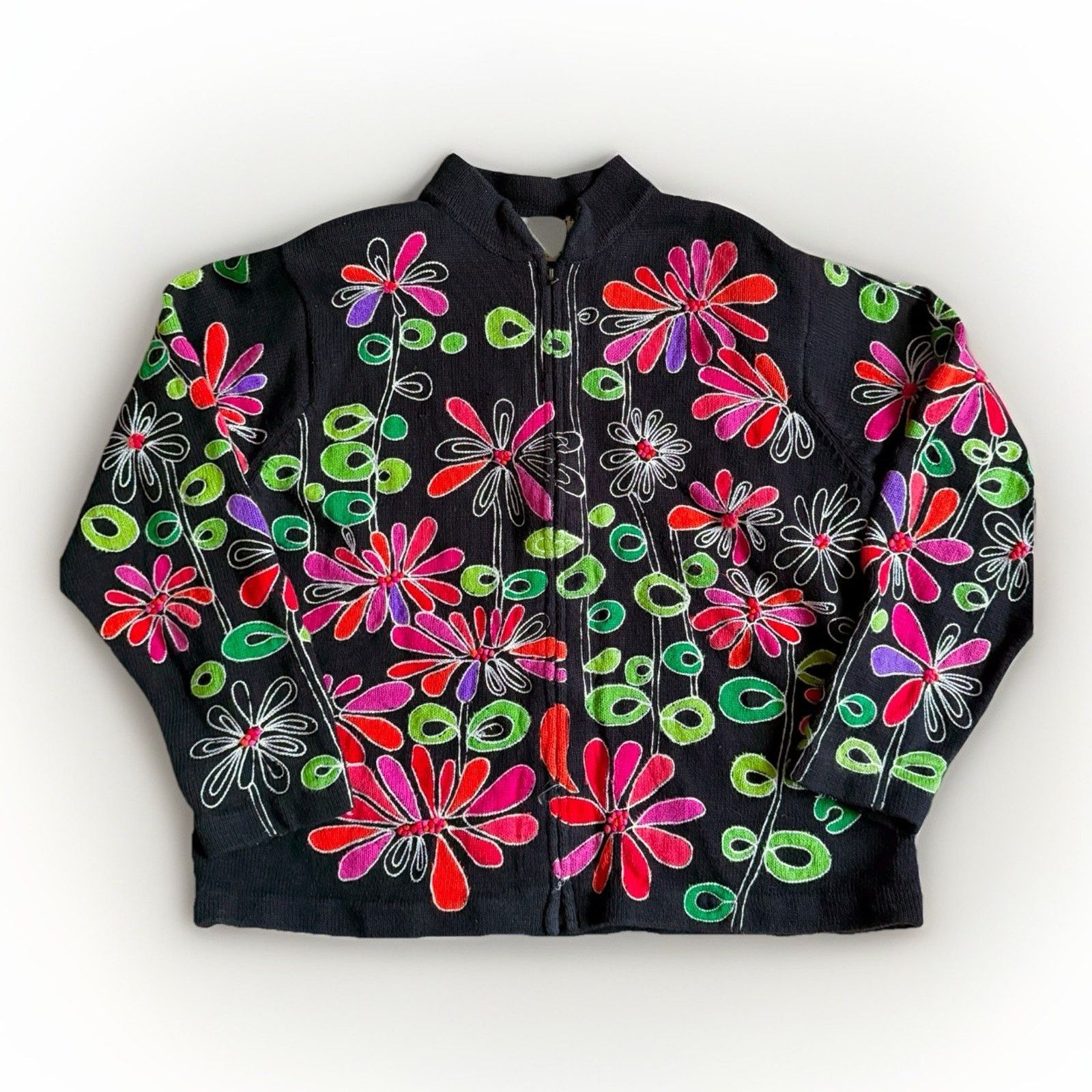 The Unbranded Brand VTG Design Options Phillip Jane Gordon Cardigan Sweater XL Size XL / US 12-14 / IT 48-50 - 1 Thumbnail