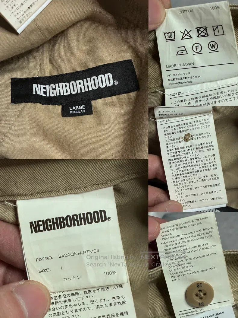 Neighborhood Neighborhood size L Wax Dyed Washed Casual Cargo Pants Size US 27 - 8 Thumbnail