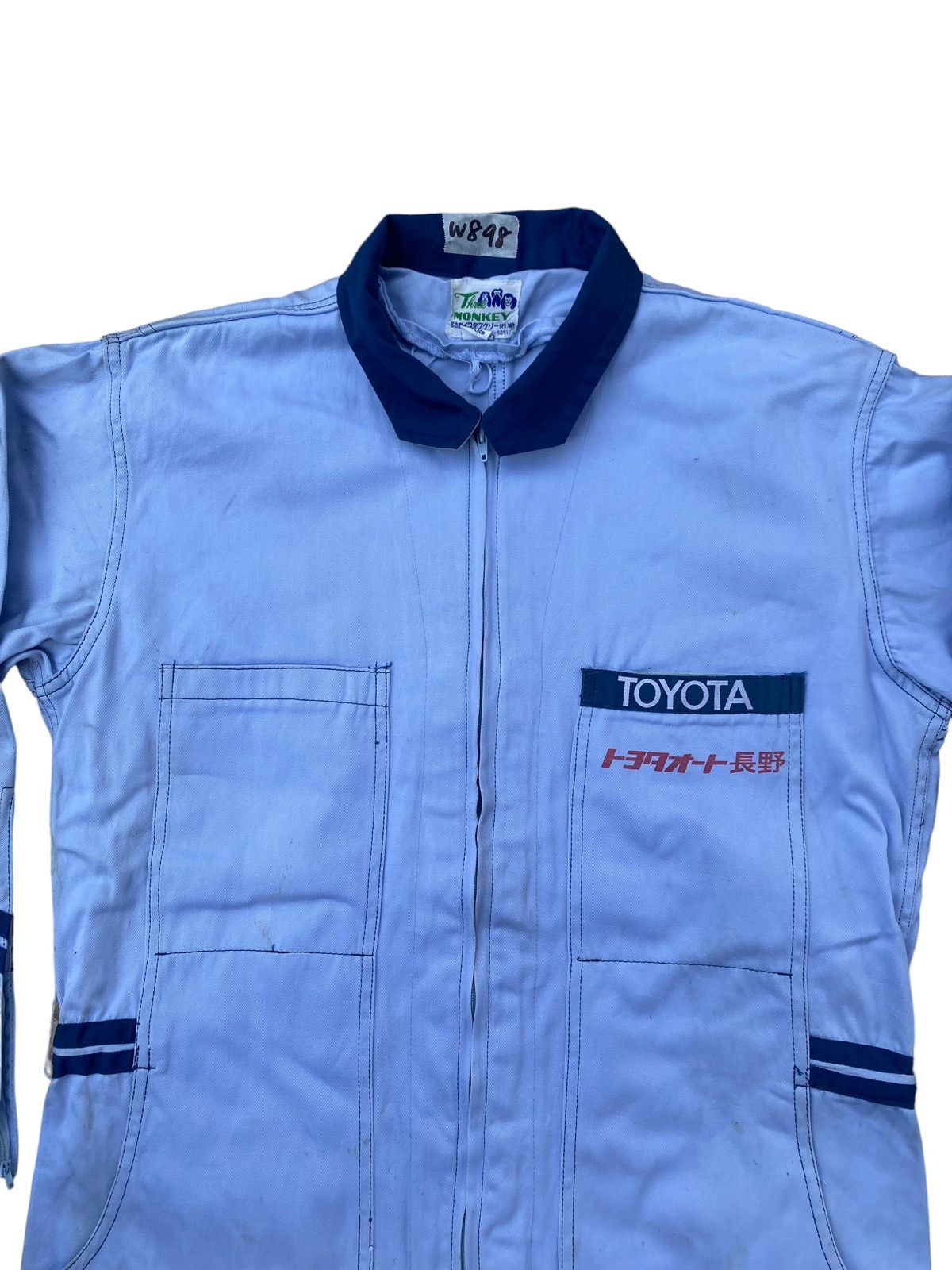 Vintage Vintage Distressed 70/80S Toyota Overall Jumpsuit Size US 34 / EU 50 - 10 Thumbnail