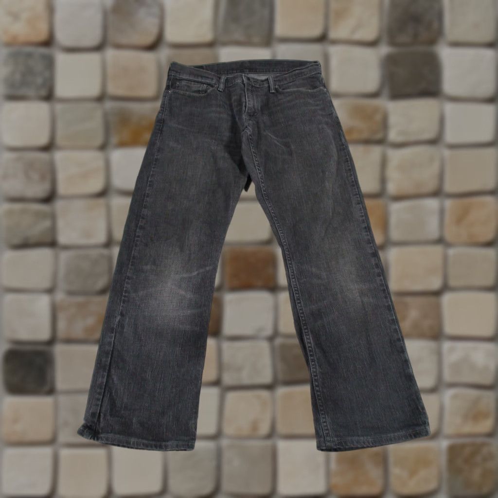 Levi's Levi's 514 Jeans Mens 34 Gray Slim Straight Denim 34x31 Size US 34 / EU 50 - 1 Thumbnail