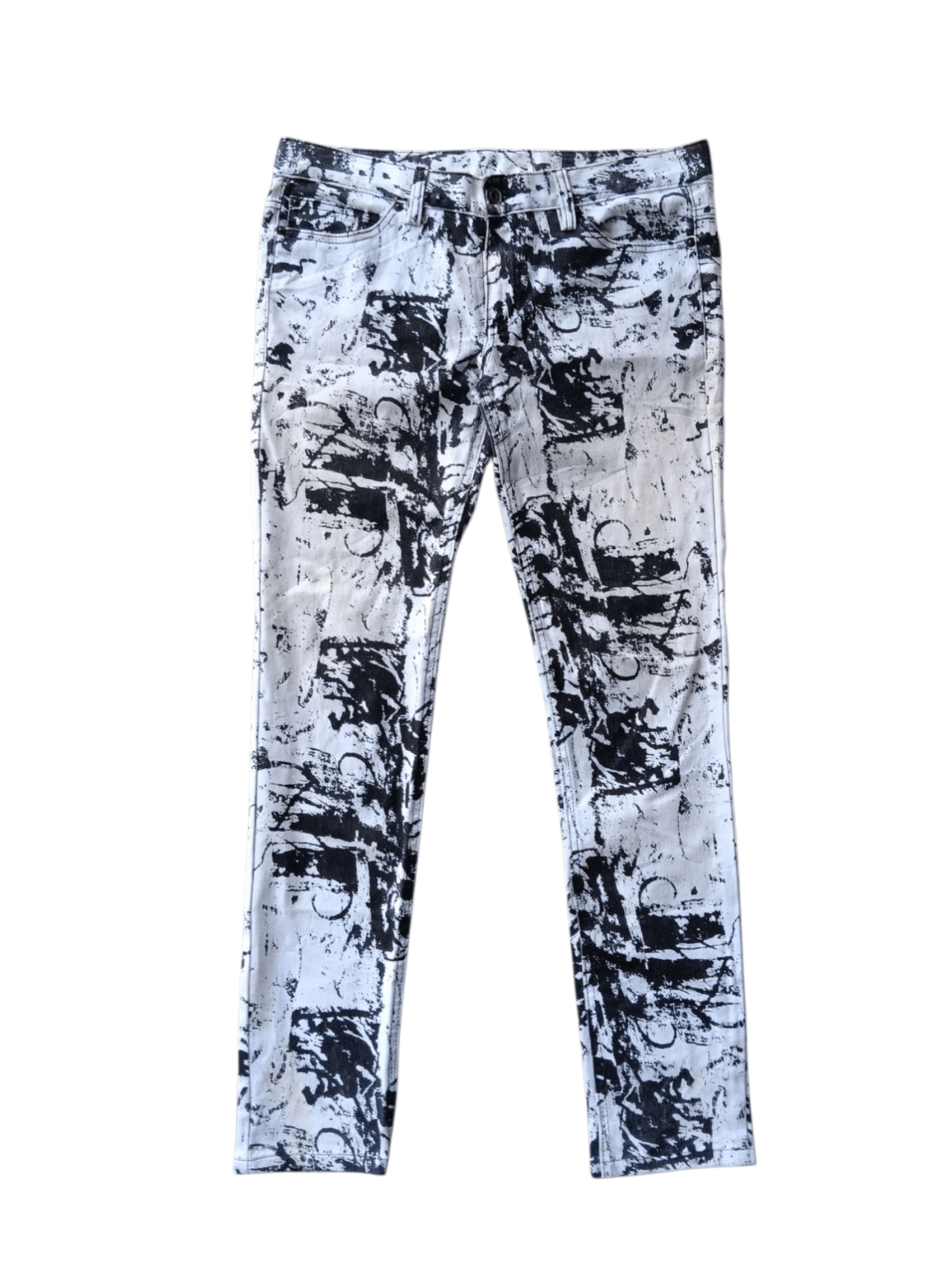 Attachment Kazuyuki kumagai attachment full print art pants Size US 32 / EU 48 - 1 Thumbnail