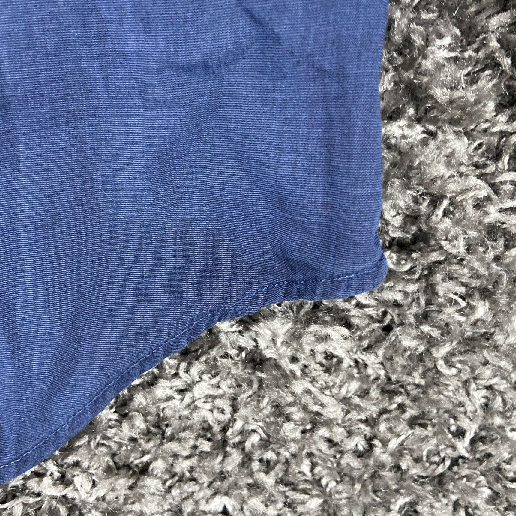 Banana Republic VINTAGE? Wait: Banana Republic Luxe Stretch Poplin Grant Slim Fit Blue Button-Up Men’s L Size US L / EU 52-54 / 3 - 2 Thumbnail